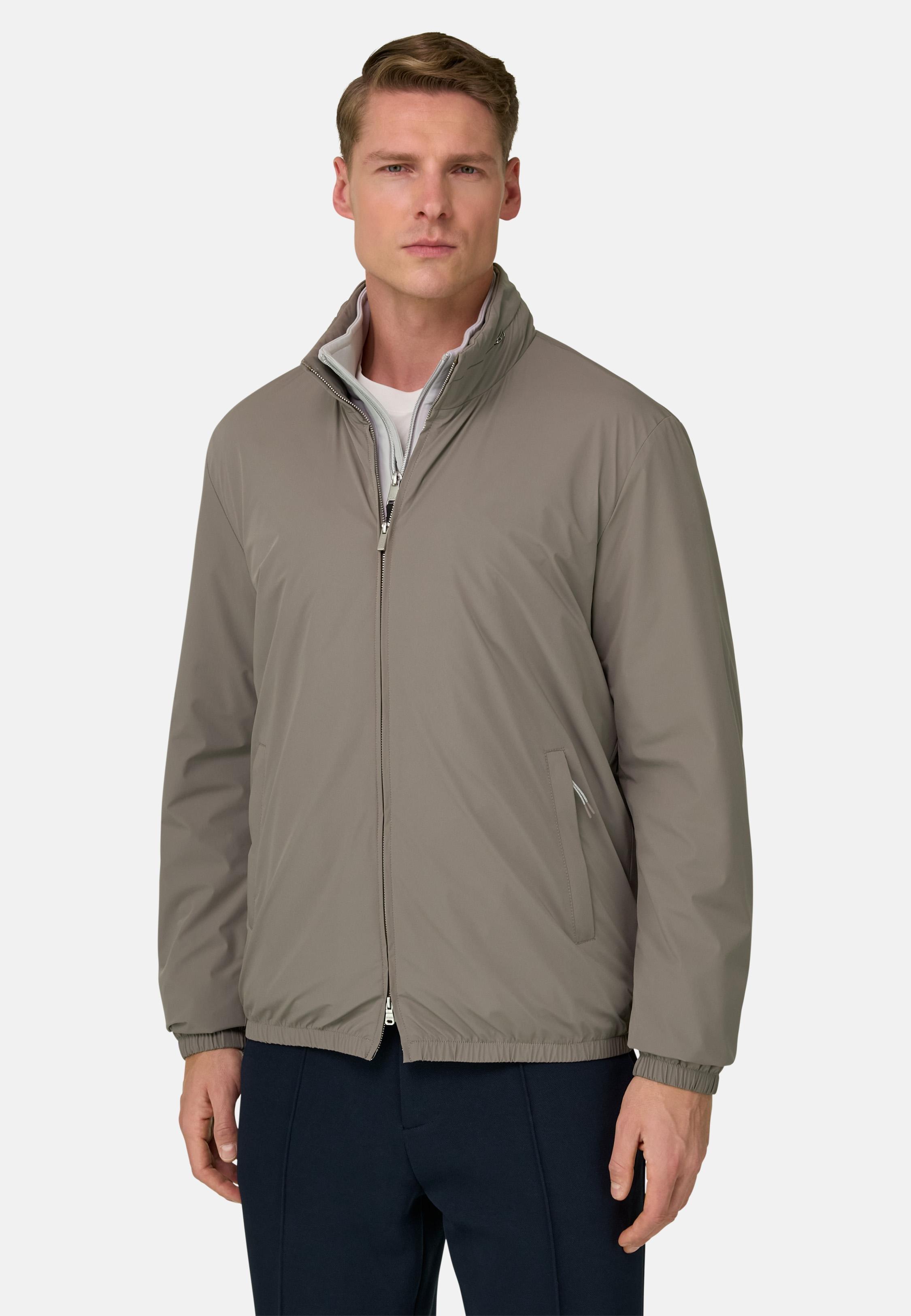 Technical Fabric Bomber Jacket Brown, Mud, large image number 0