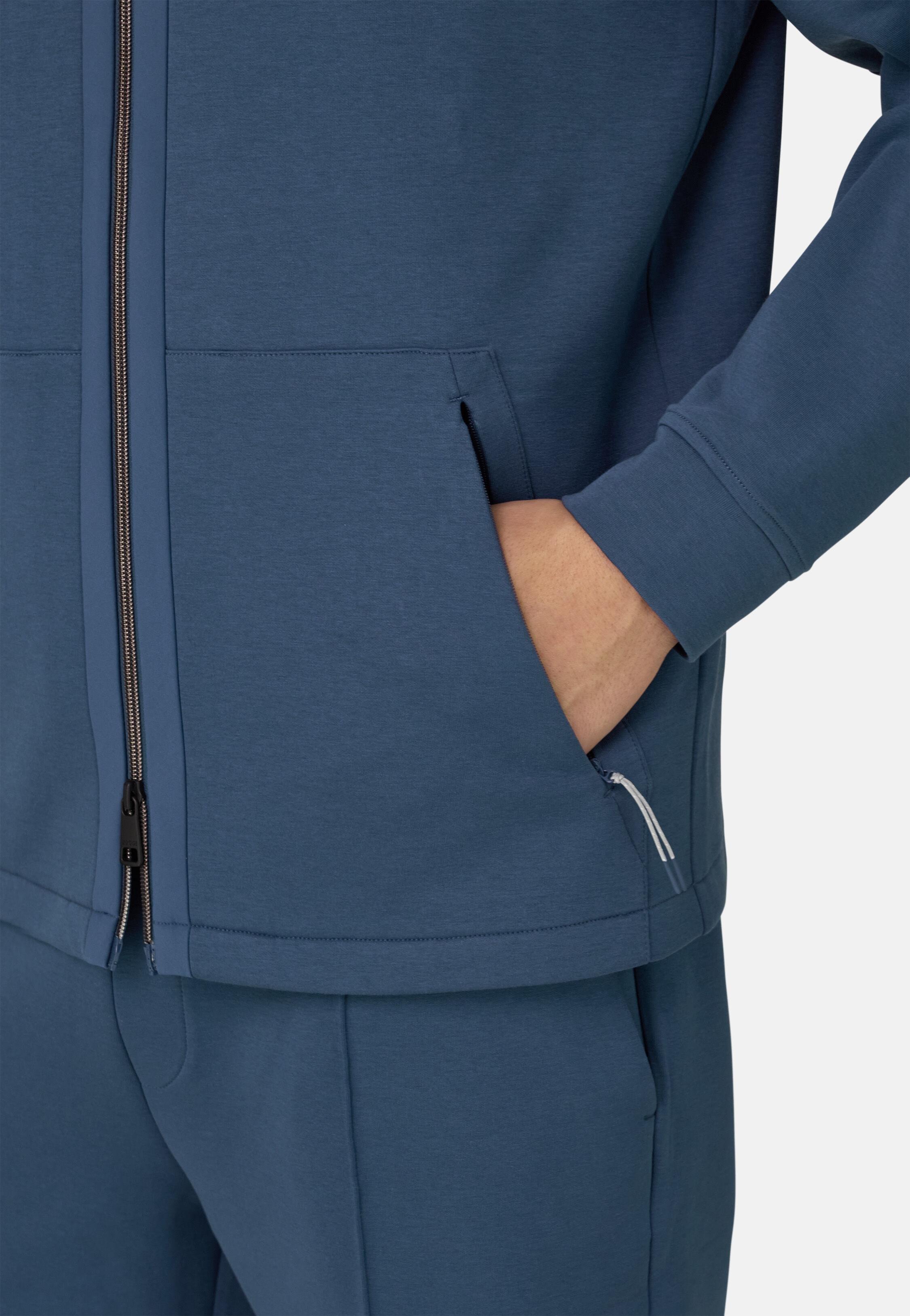 Lightweight Zipped Scuba Hoodie Air-blue, 3901_AIRB, medium