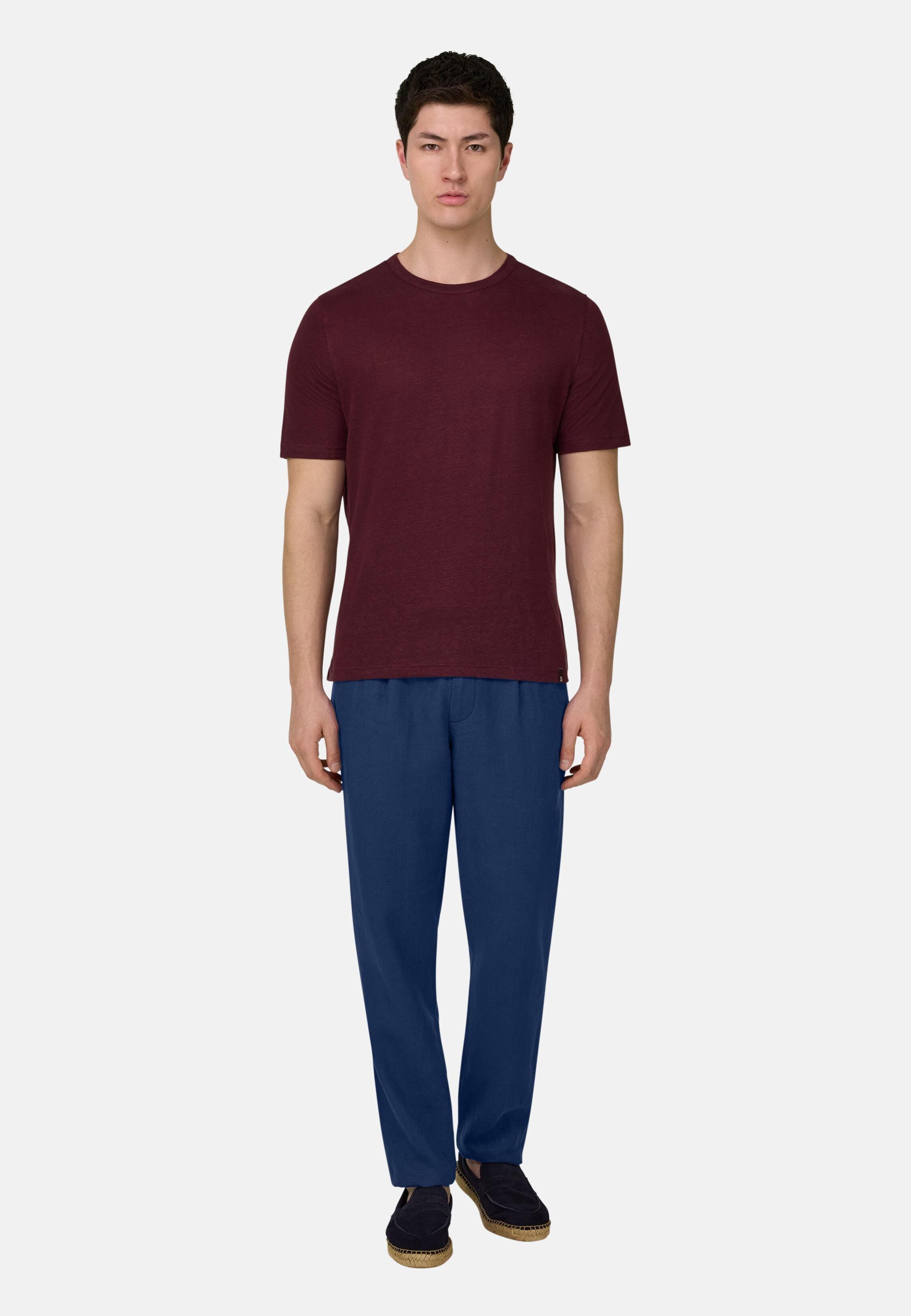 City Linen Trousers, Blue, large image number 1