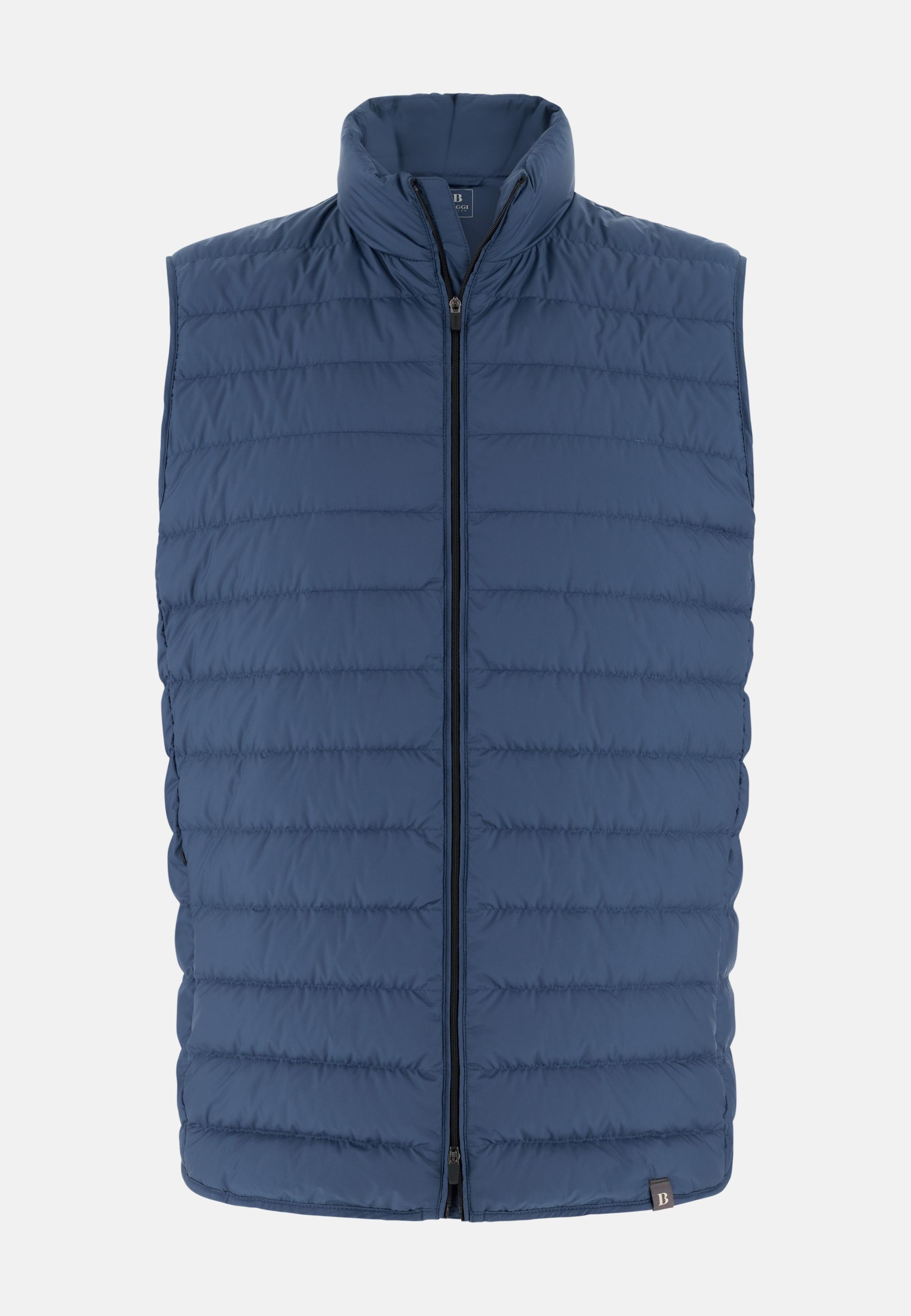 Gilet In Recycled Fabric With Goose Down Blue, Air-blue, large image number 3