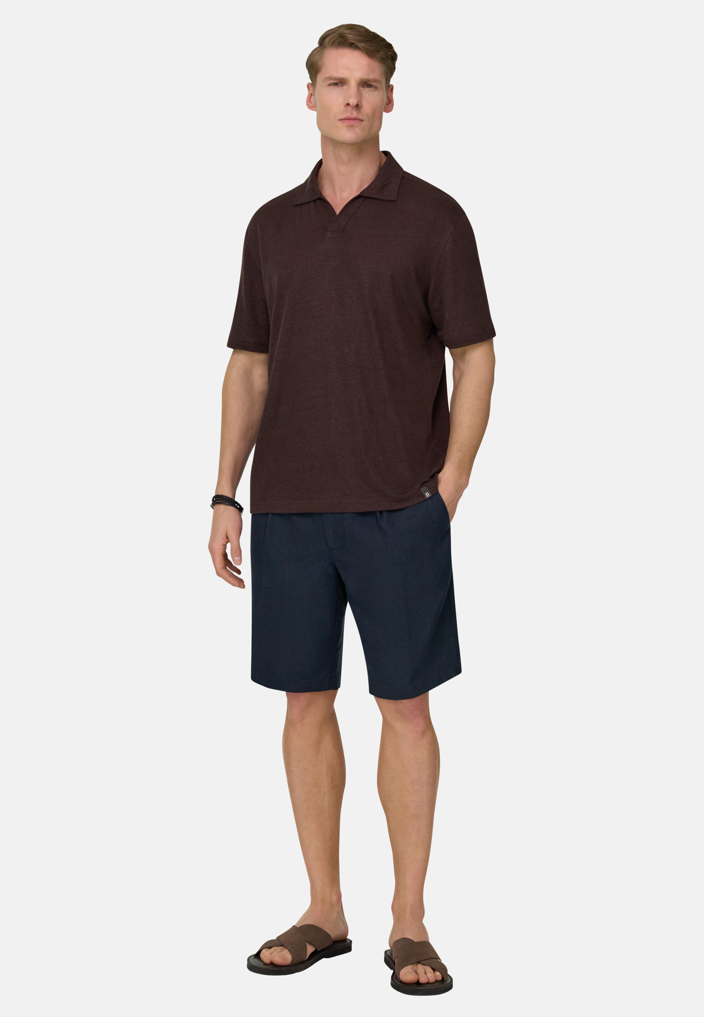 بيربيجاس من الكتان كحلي, Navy blue, medium