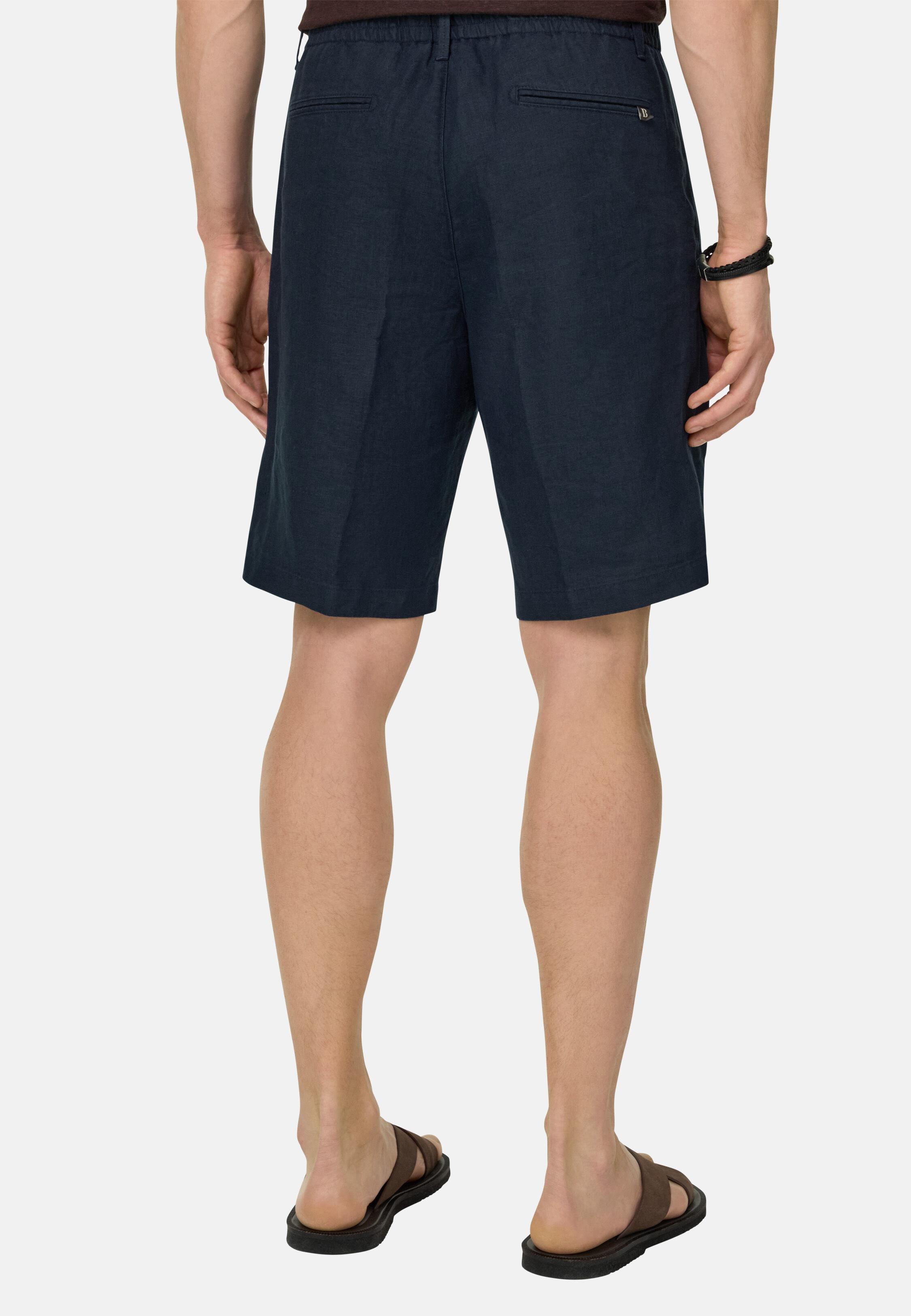 بيربيجاس من الكتان كحلي, Navy blue, medium