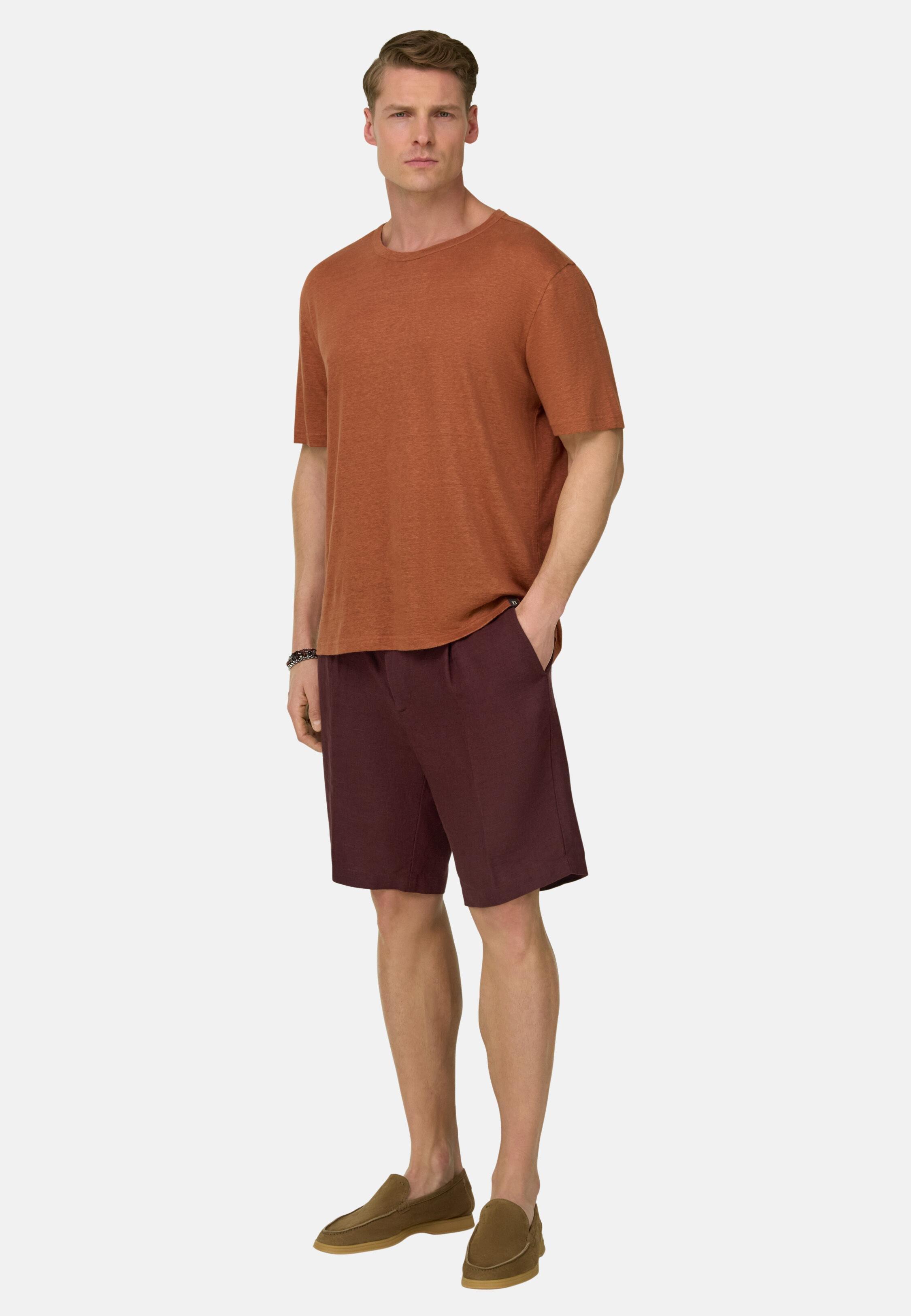 Bermudas in Linen, 3901_BURG, large image number 1