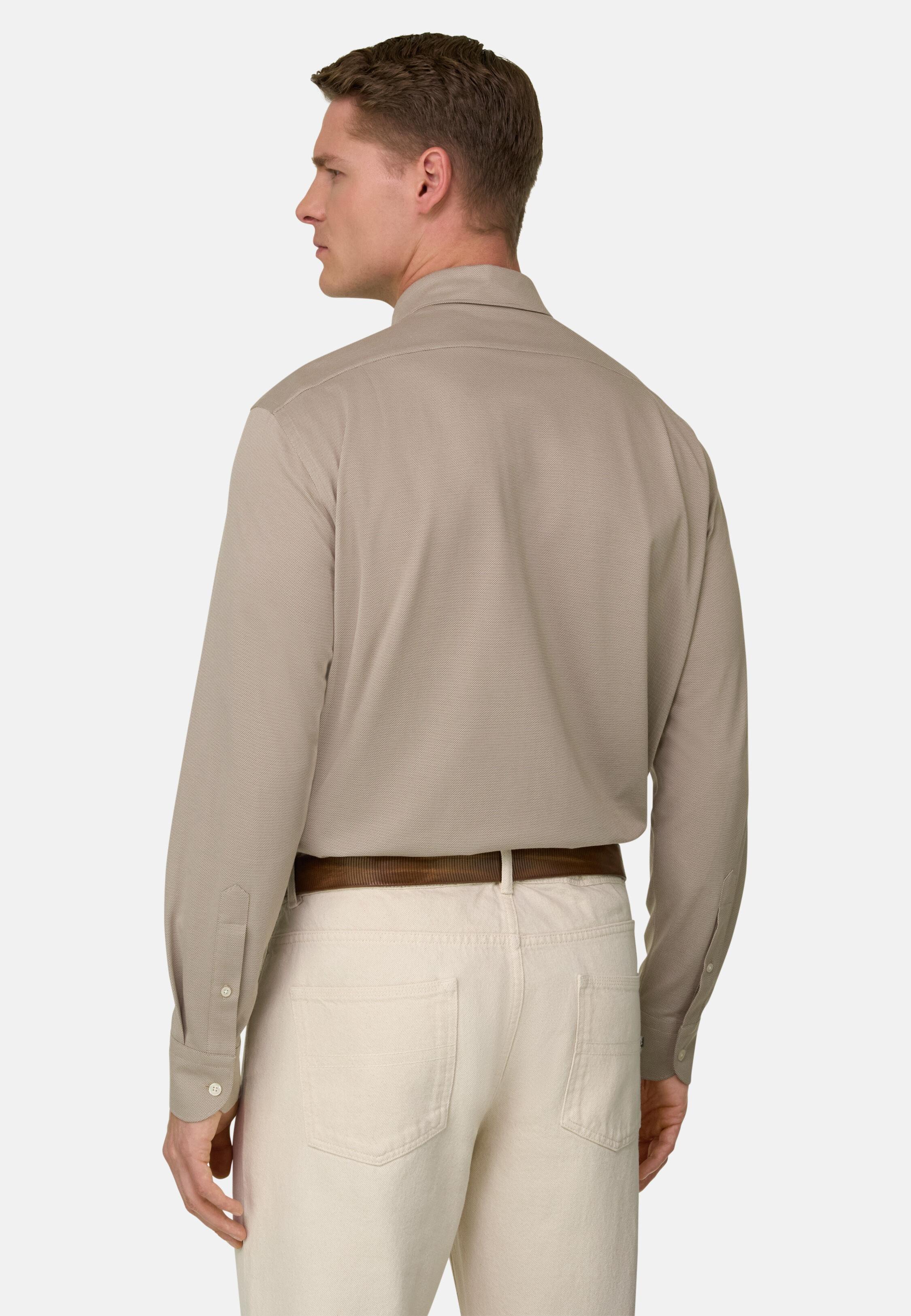 قميص بولو بياقة نيويورك بني, Brown, large image number 1