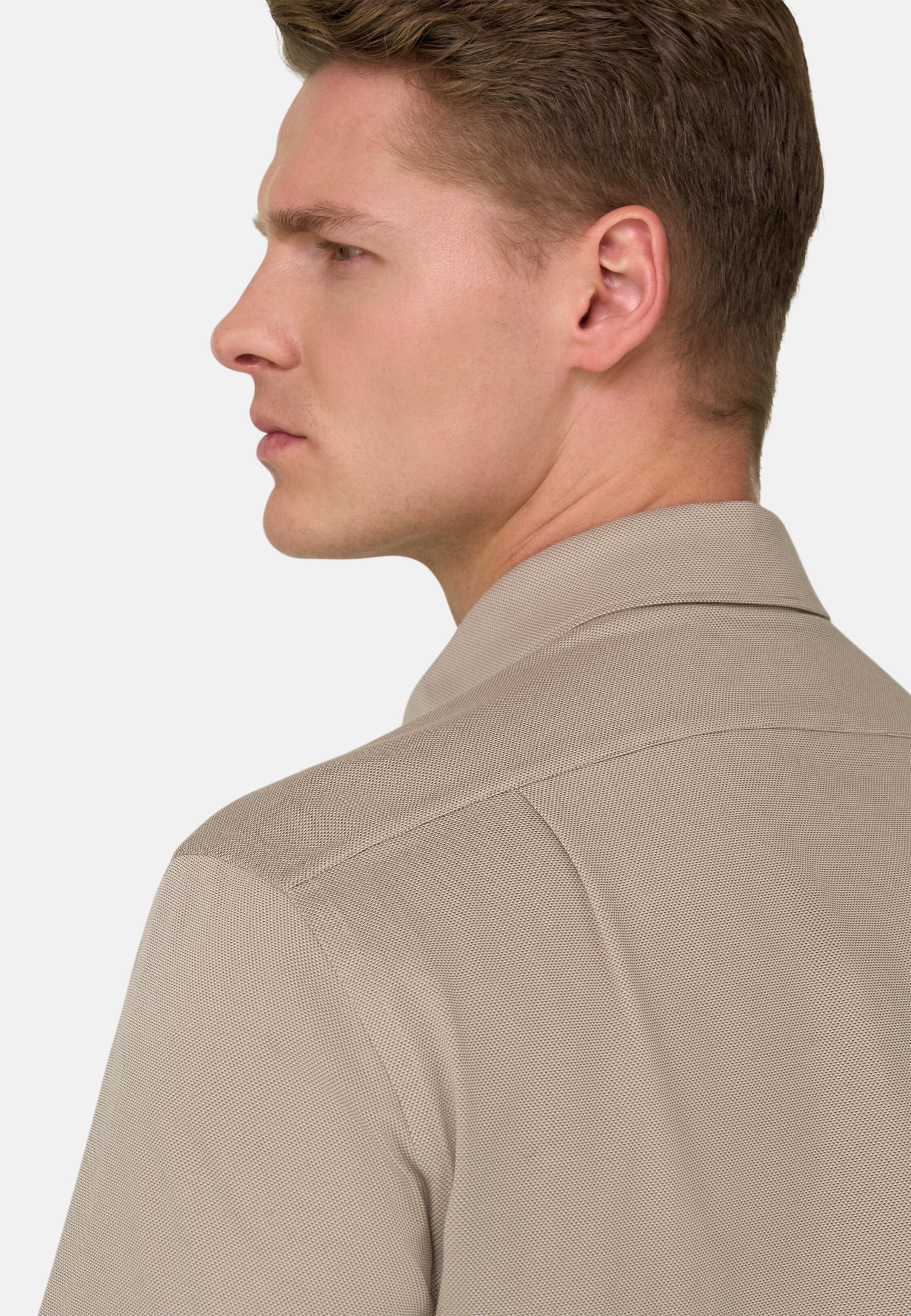 Polo Shirt With A New York Collar Brown, 3901_BROW, medium