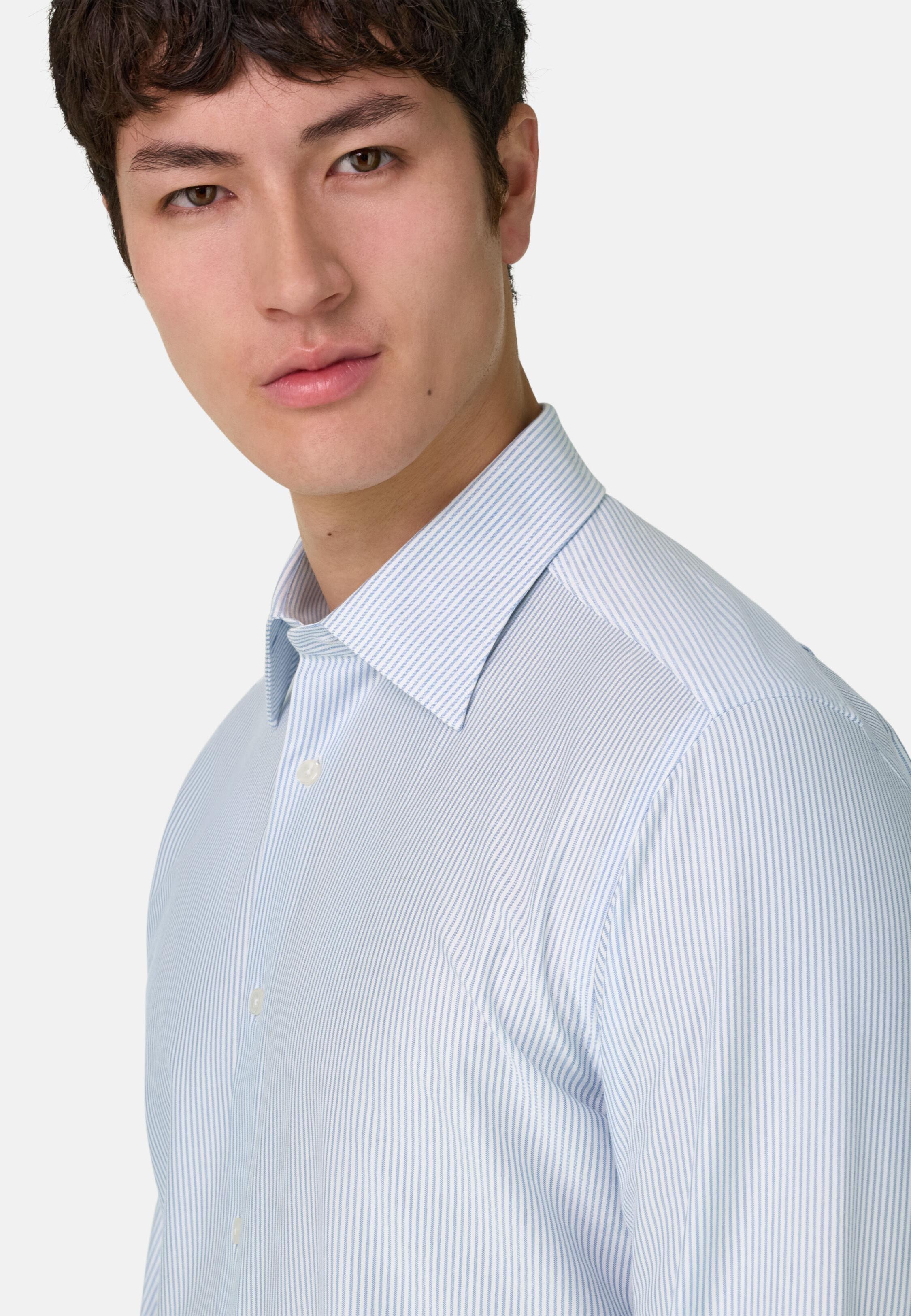 Regular Fit Japanese Jersey Polo Shirt Blue, 3901_LTBL, large image number 2