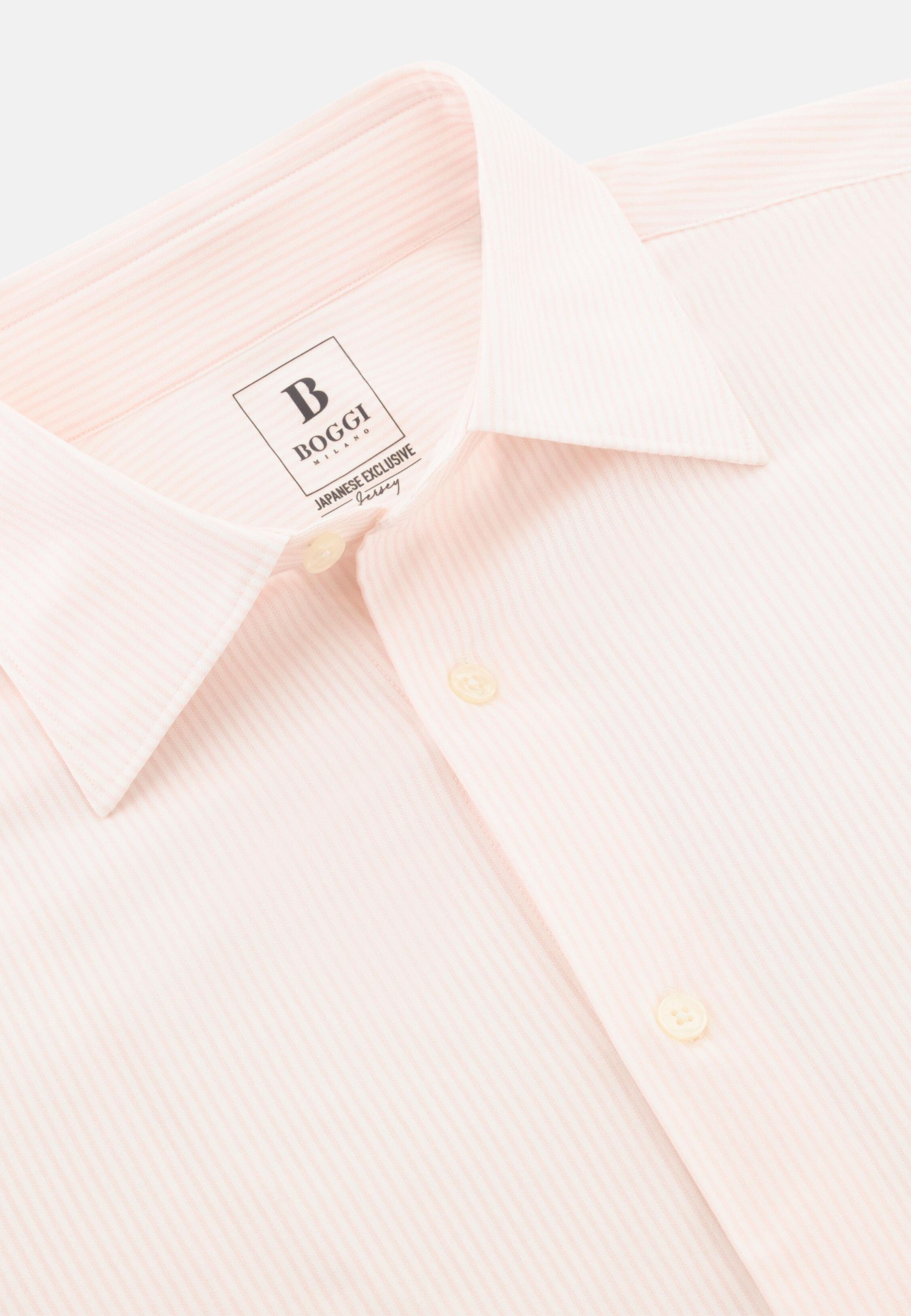 Regular Fit Japanese Jersey Polo Shirt Pink, Pink, large image number 3