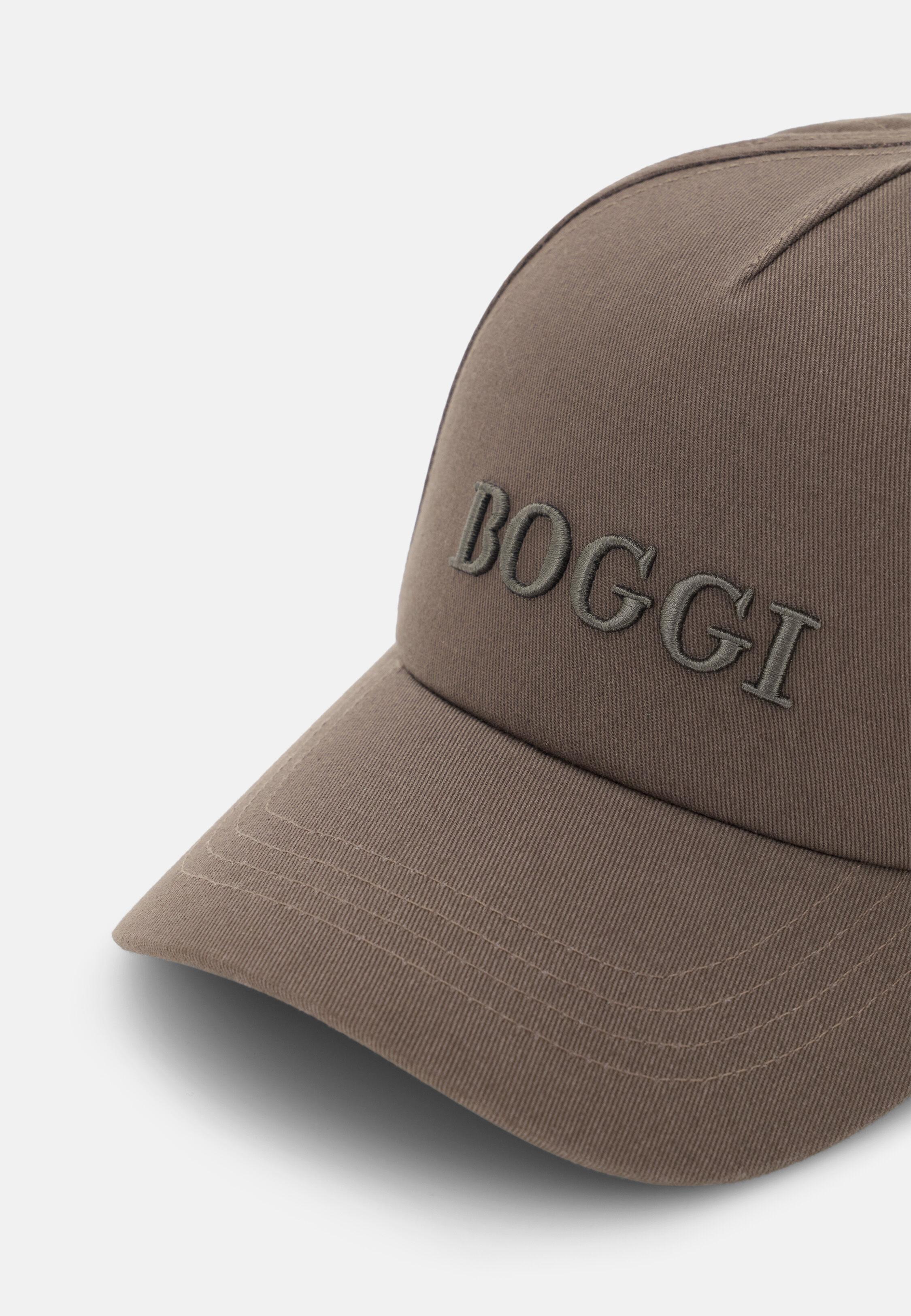 Baseball Cap With Visor And Embroidery in Cotton Brown, Brown, large image number 0