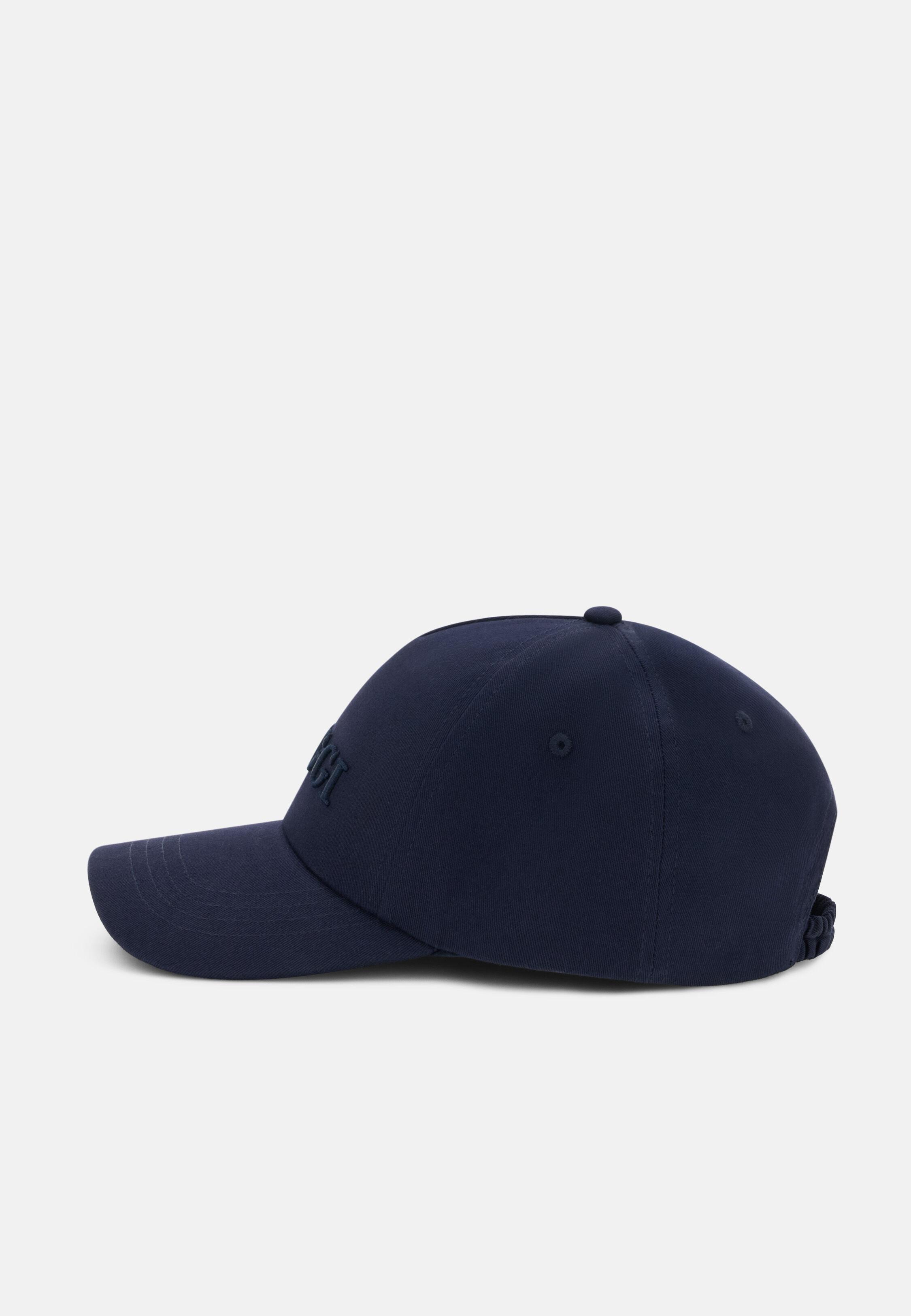 Baseball Cap With Visor And Embroidery in Cotton Navy, Navy blue, large image number 1