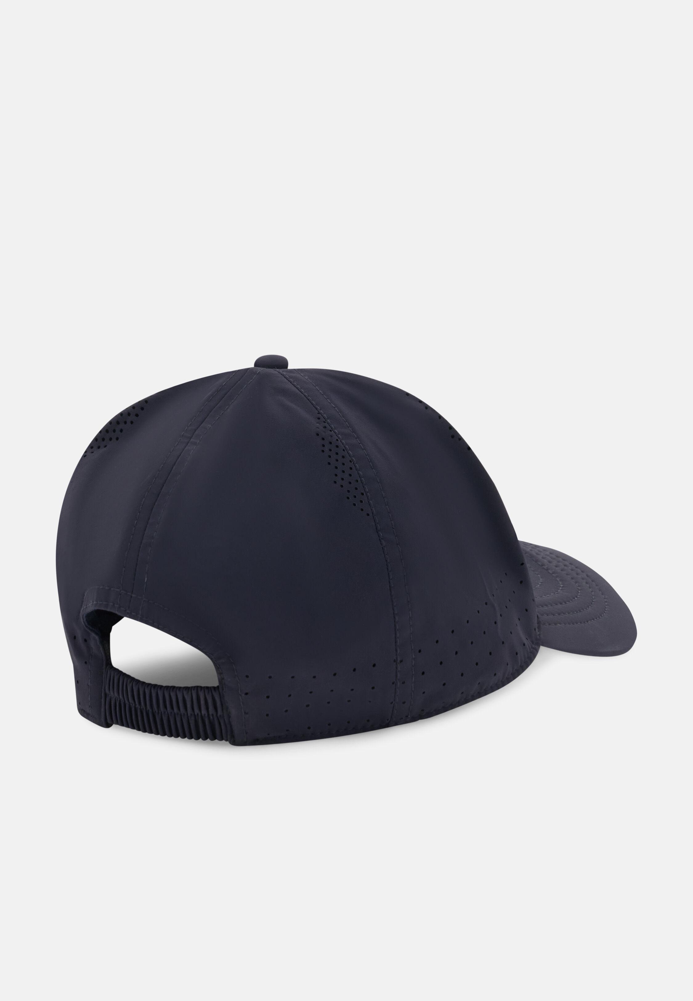 قبعة بيسبول من قماش تقني كحلي, Navy blue, large image number 1