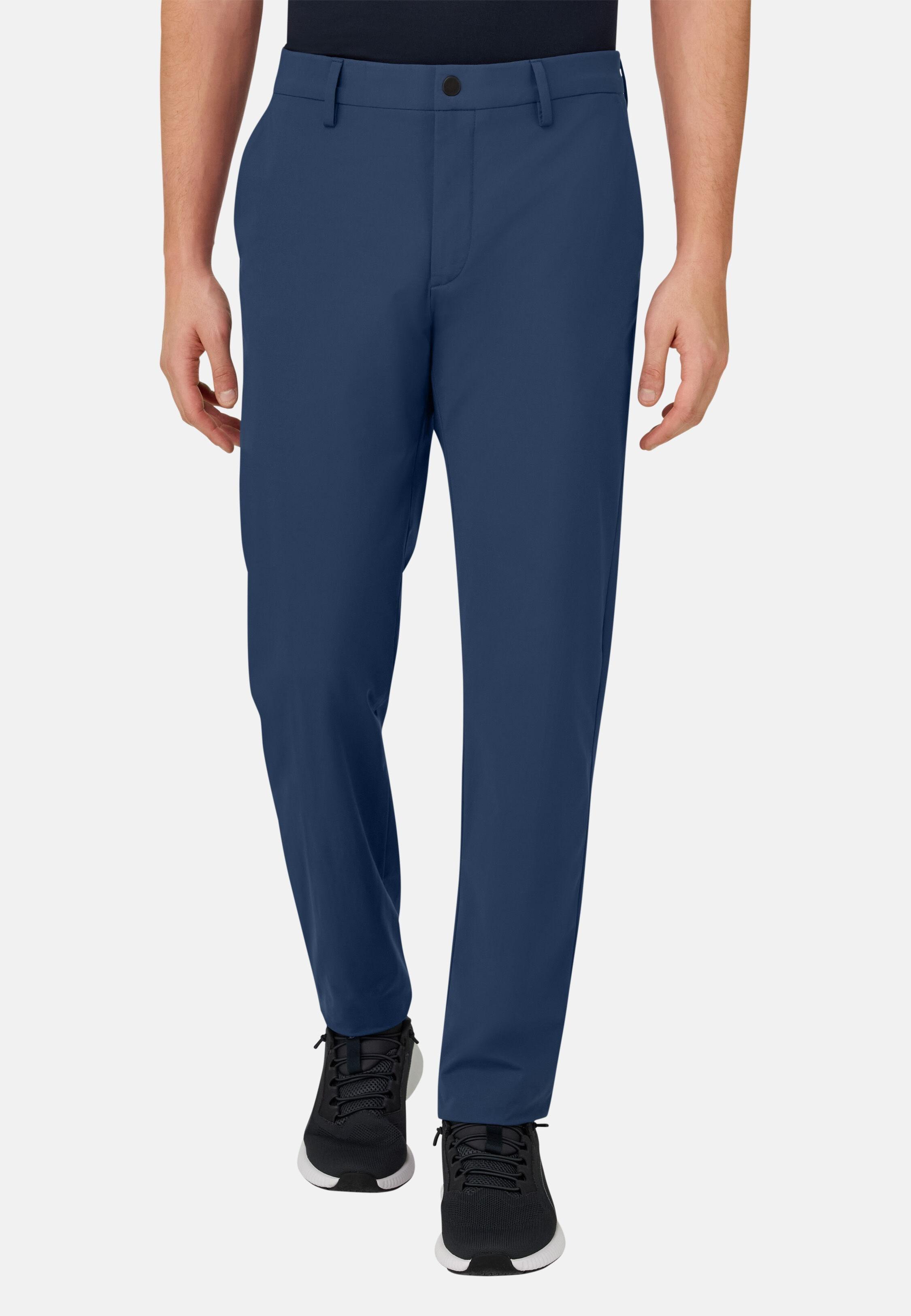 B-Tech Stretch Nylon Trousers Blue, 3901_AIRB, medium