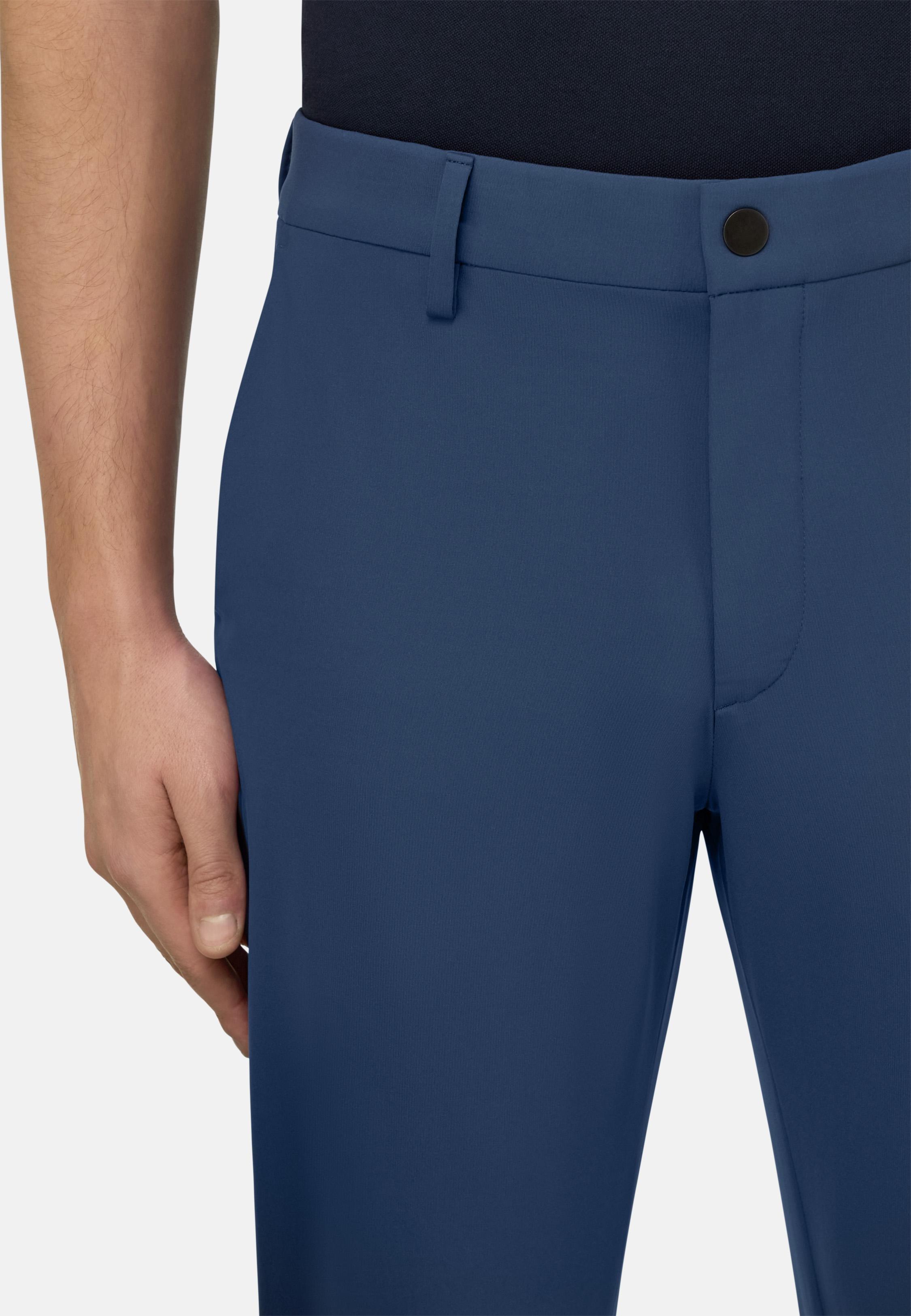 B-Tech Stretch Nylon Trousers Blue, 3901_AIRB, large image number 3