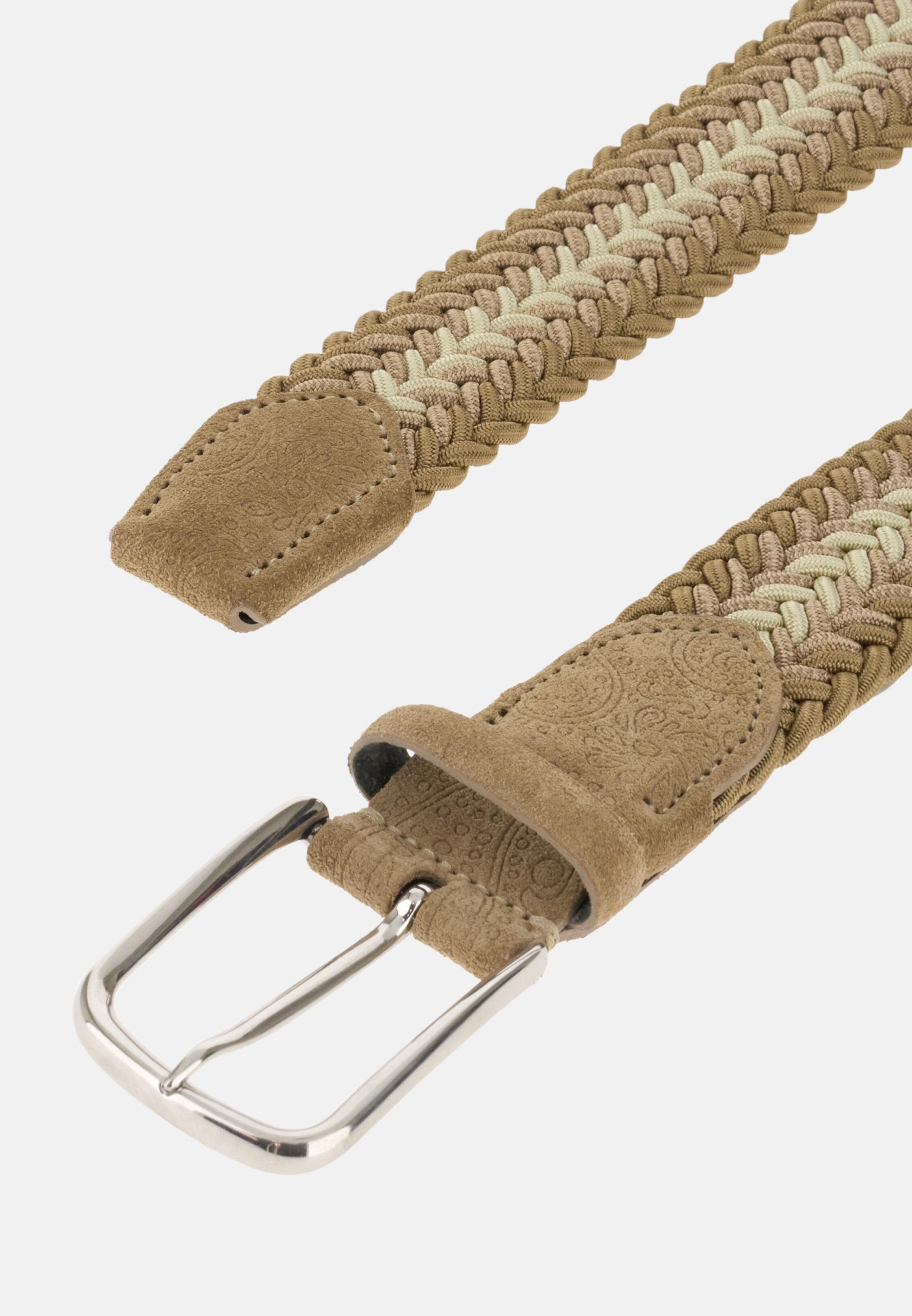 حزام منسوج من مزيج الفيسكوز بيج, Beige, large