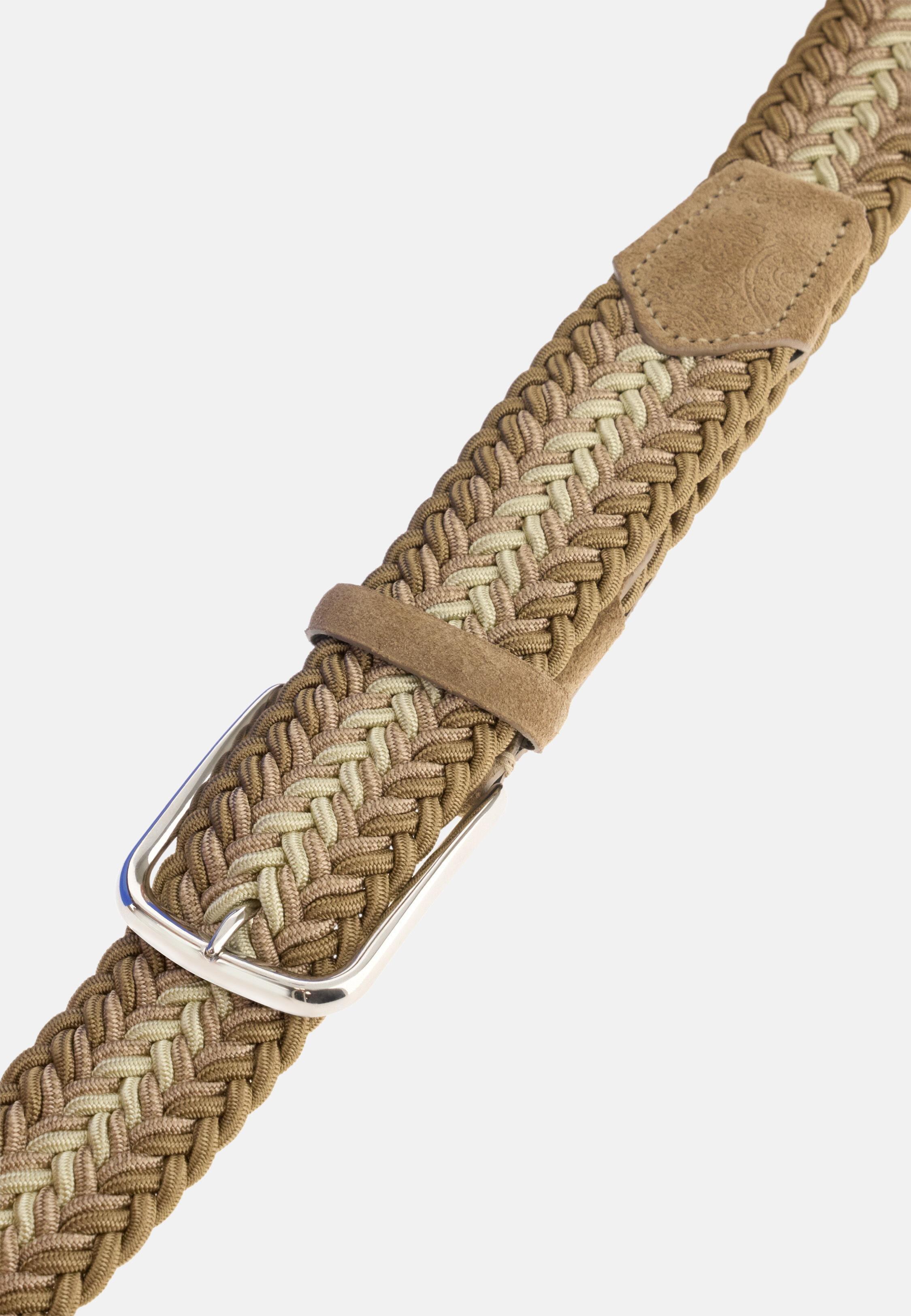 Woven Viscose Blend Belt Beige, 3901_BEIG, medium