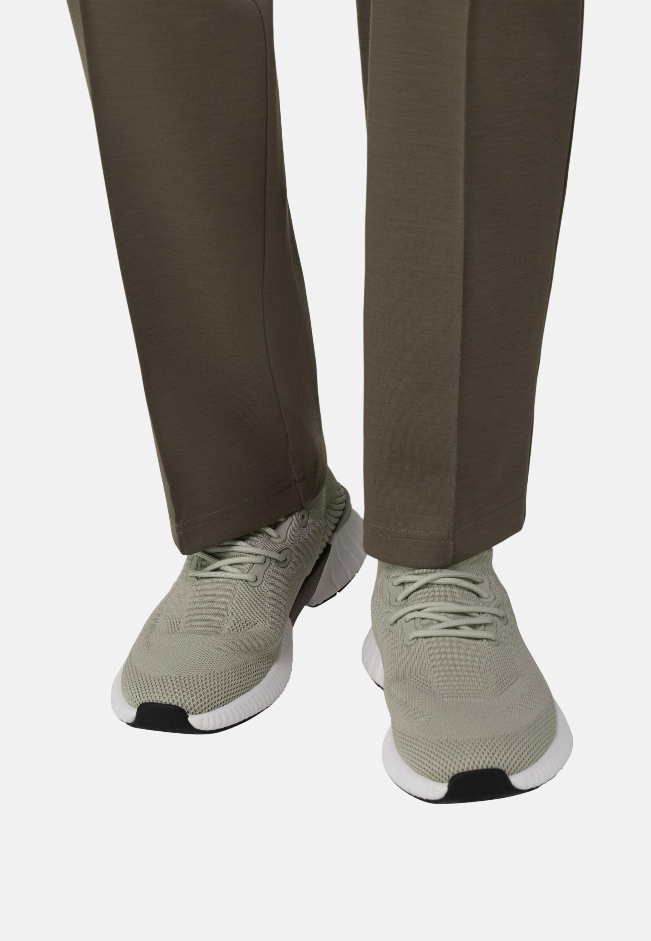 Willow Trainers in Technical Yarn, Sand, Sand, large