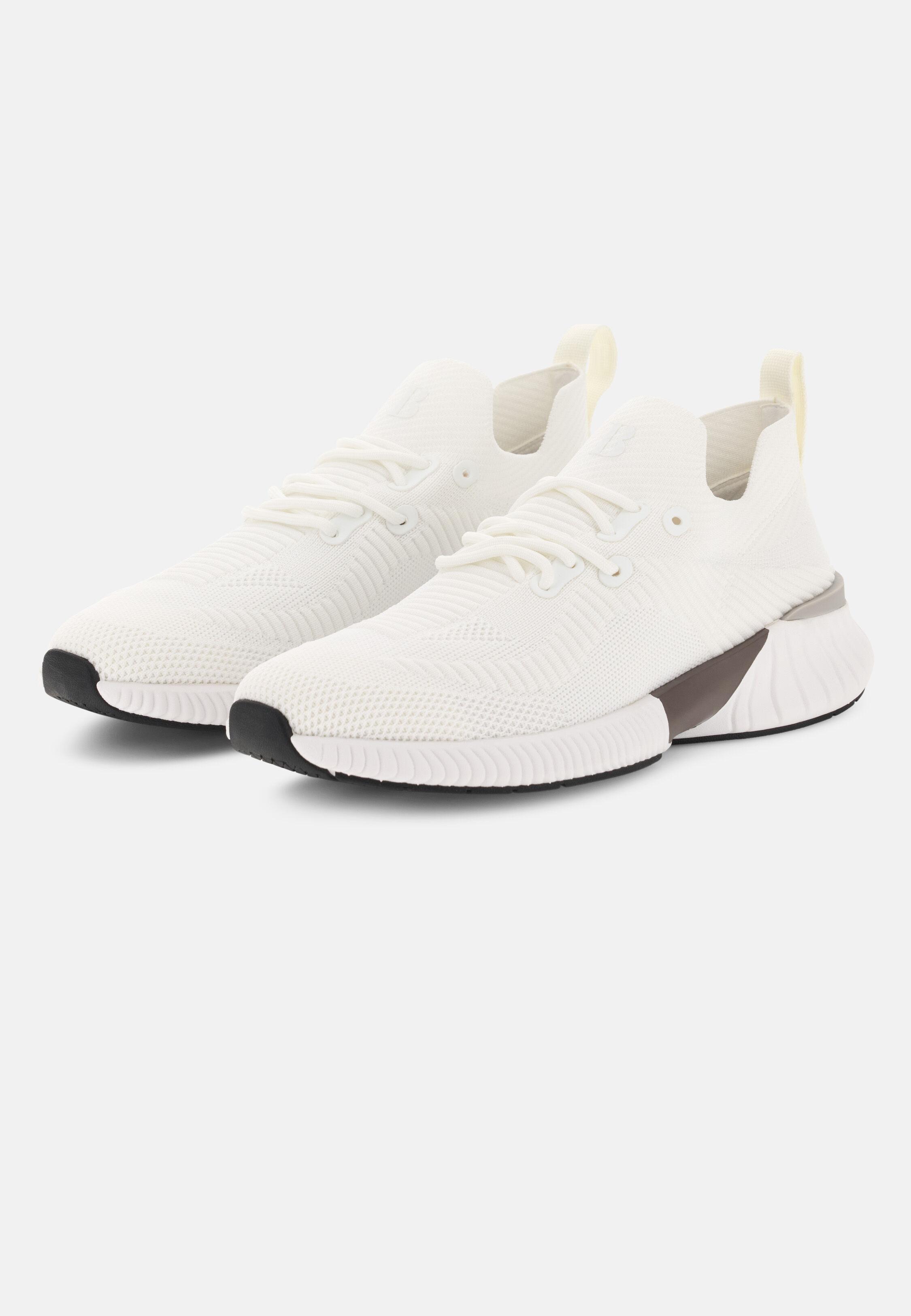 Willow Trainers in Technical Yarn White, White, medium