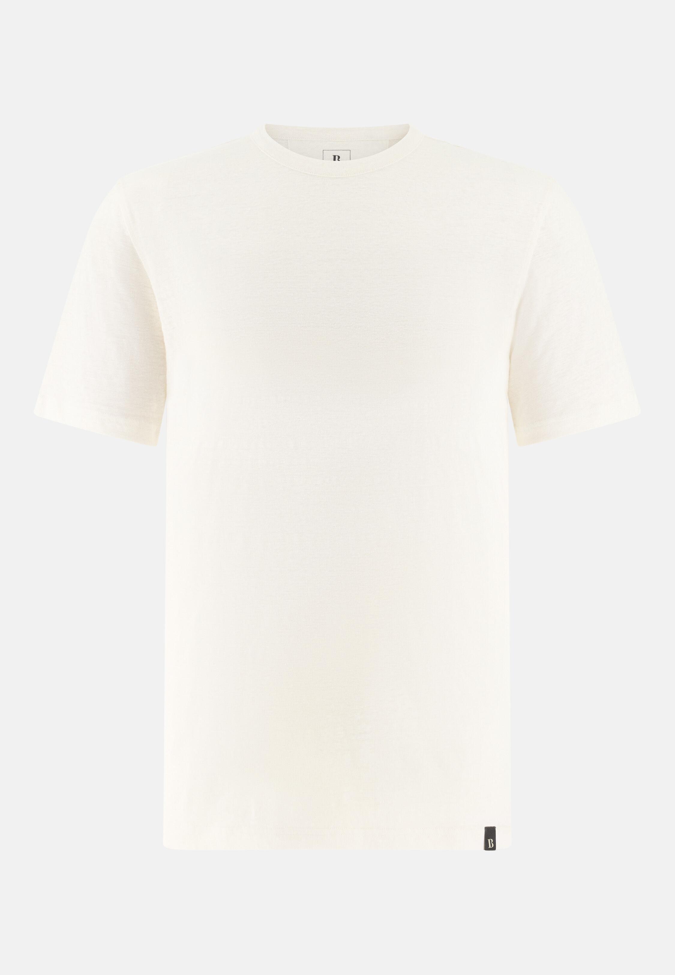 تيشيرت كتان مطاطي أبيض, White, large image number 3