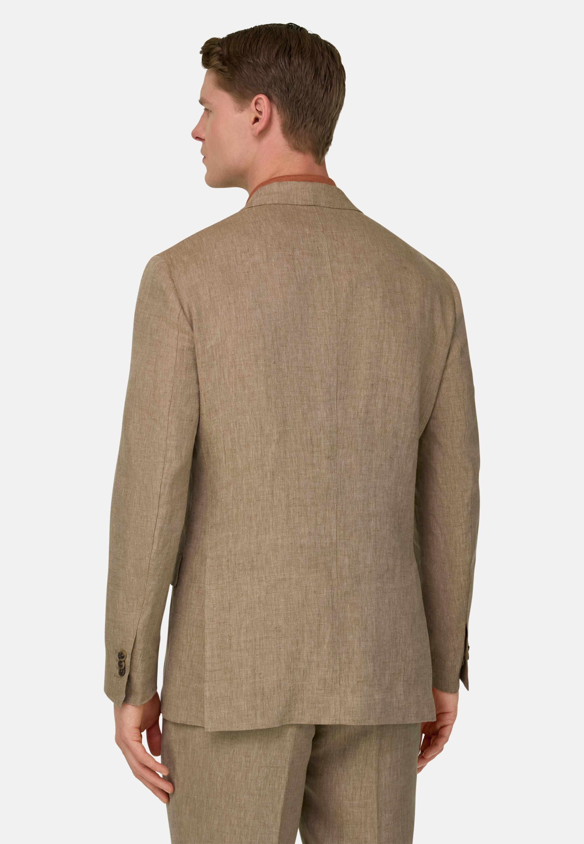 Pure Linen Suit Beige, Beige, large image number 1