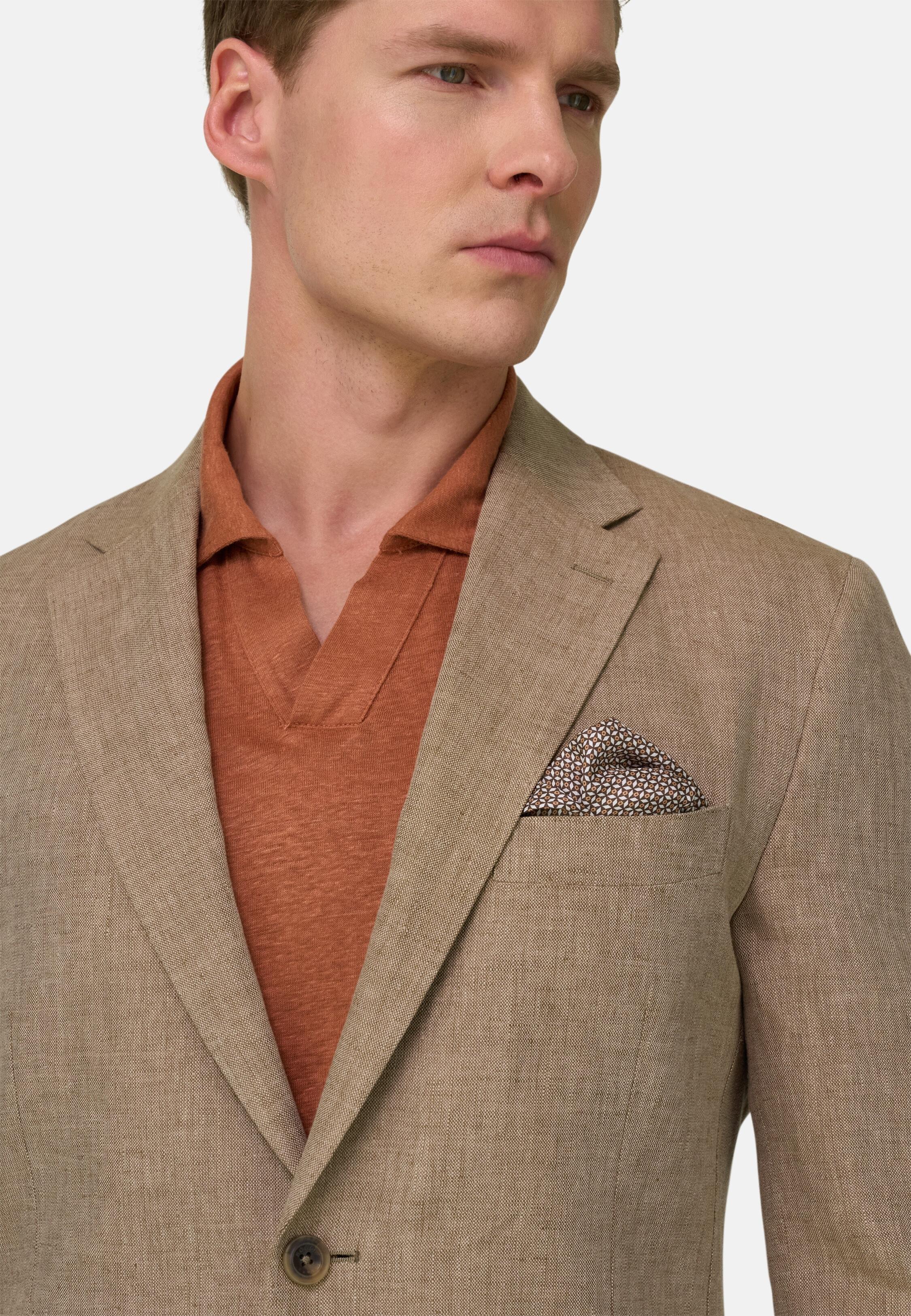 Pure Linen Suit Beige, Beige, large image number 2
