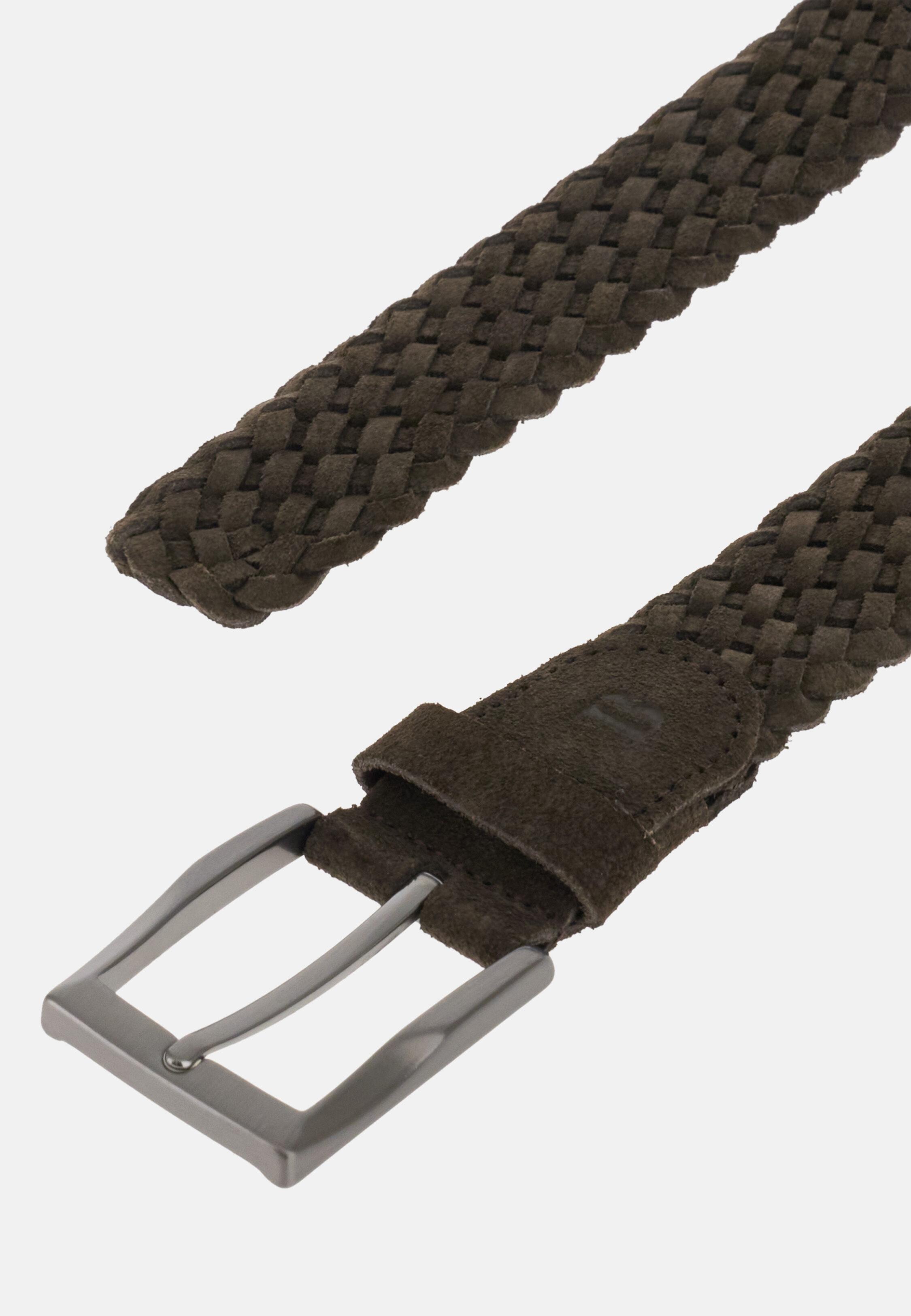 حزام شمواه مجدول باللون البني, Dark brown, large image number 0