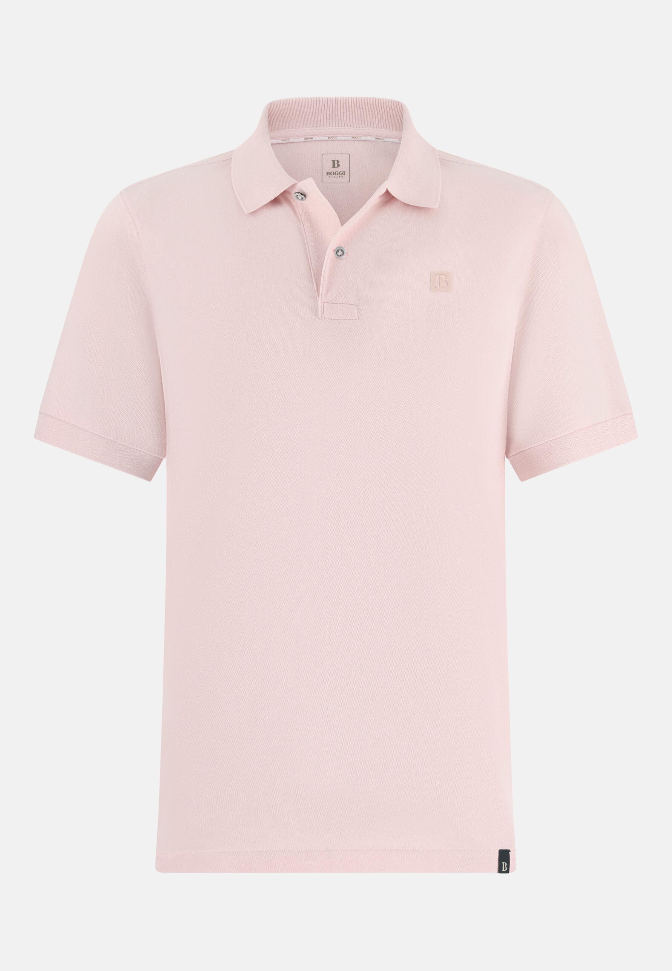 Regular Fit Cotton Piqu&eacute; Polo Shirt Pink, Pink, large image number 2