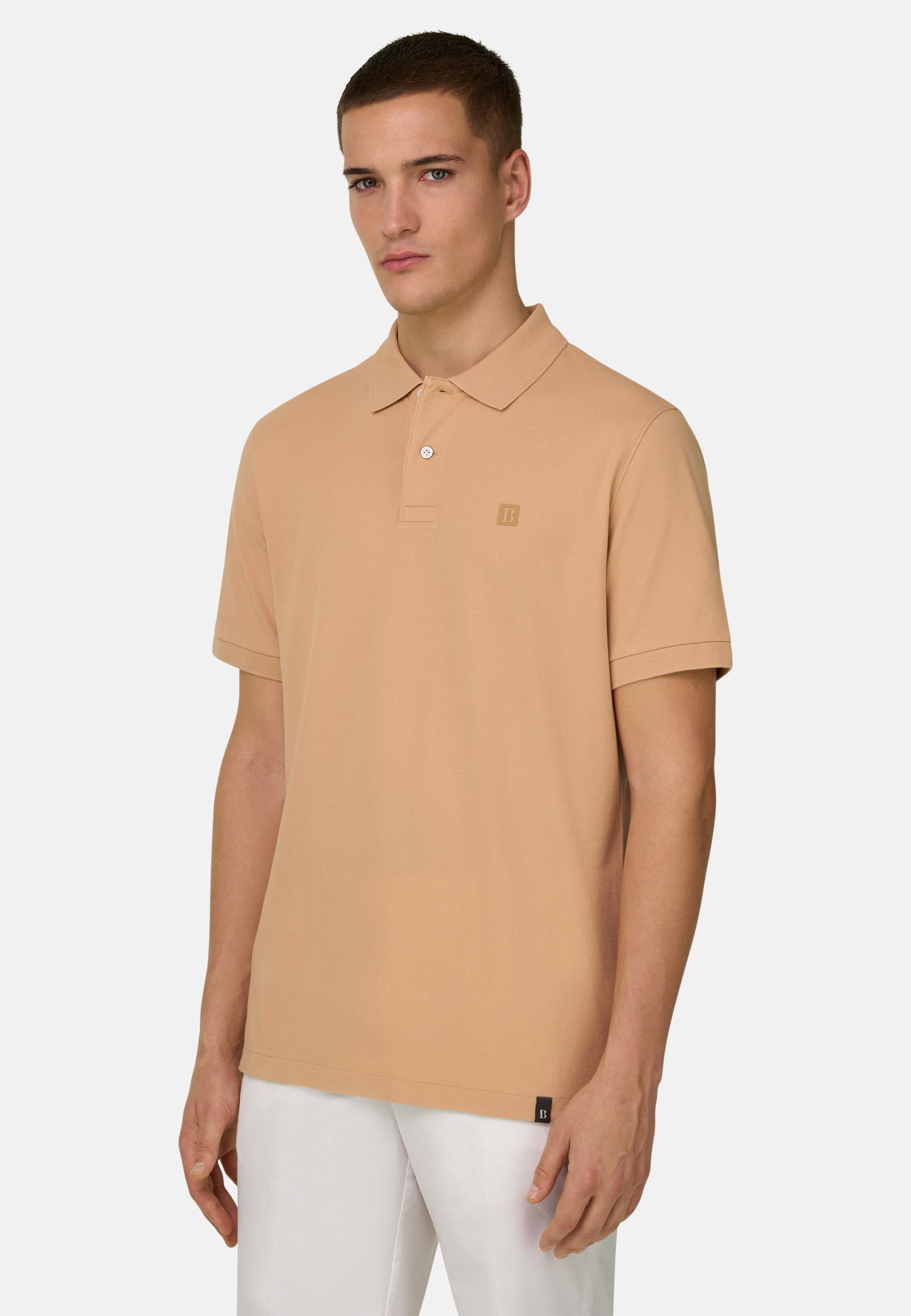 Regular Fit Cotton Piqu&eacute; Polo Shirt Orange, 3901_LTOR, large image number 0