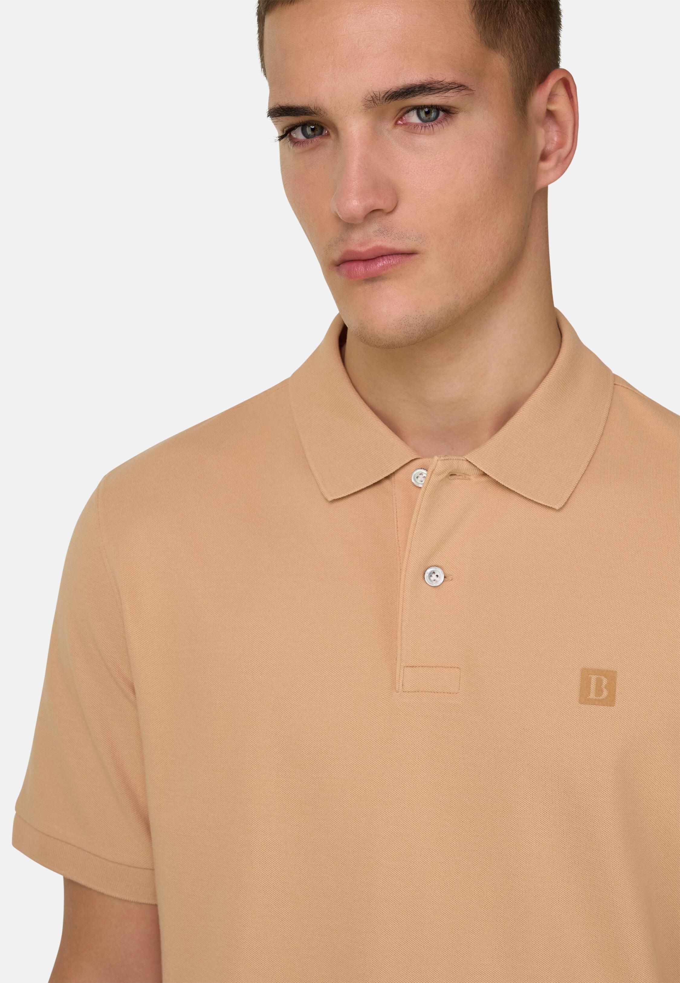 Regular Fit Cotton Piqu&eacute; Polo Shirt Orange, 3901_LTOR, large image number 2