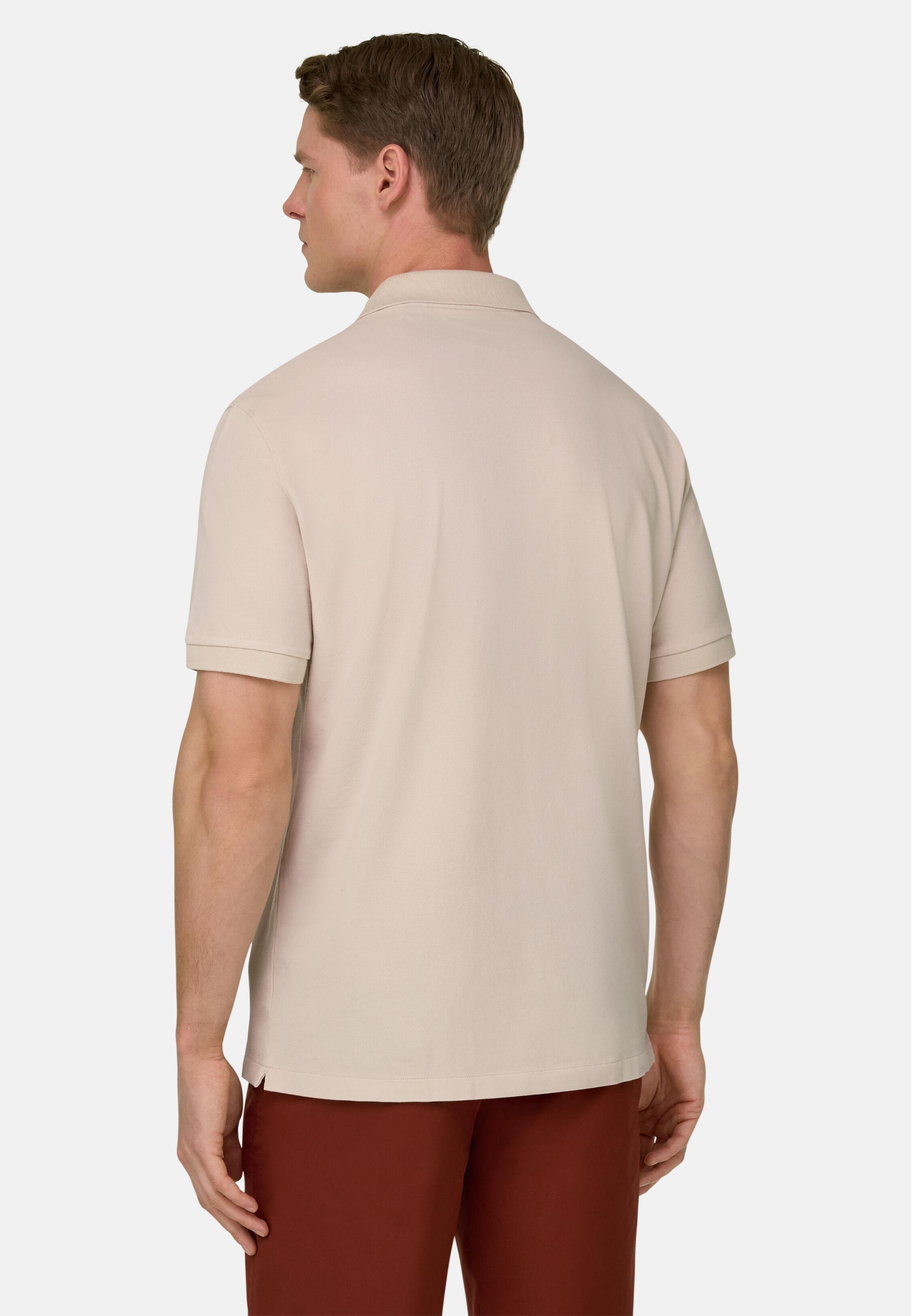 Regular Fit Cotton Piqu&eacute; Polo Shirt Natural, Natural, large image number 1