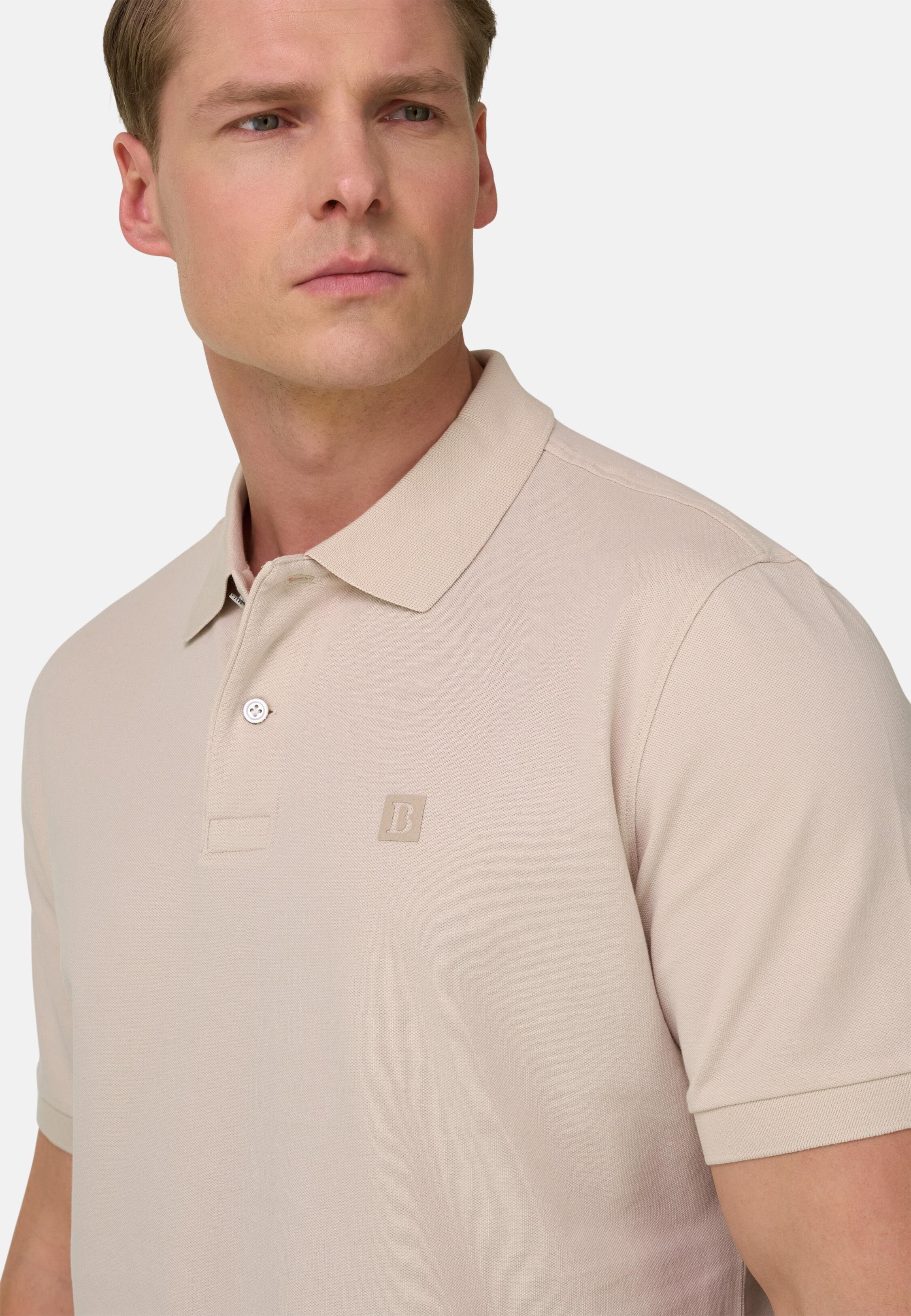 Regular Fit Cotton Piqu&eacute; Polo Shirt Natural, Natural, large image number 2