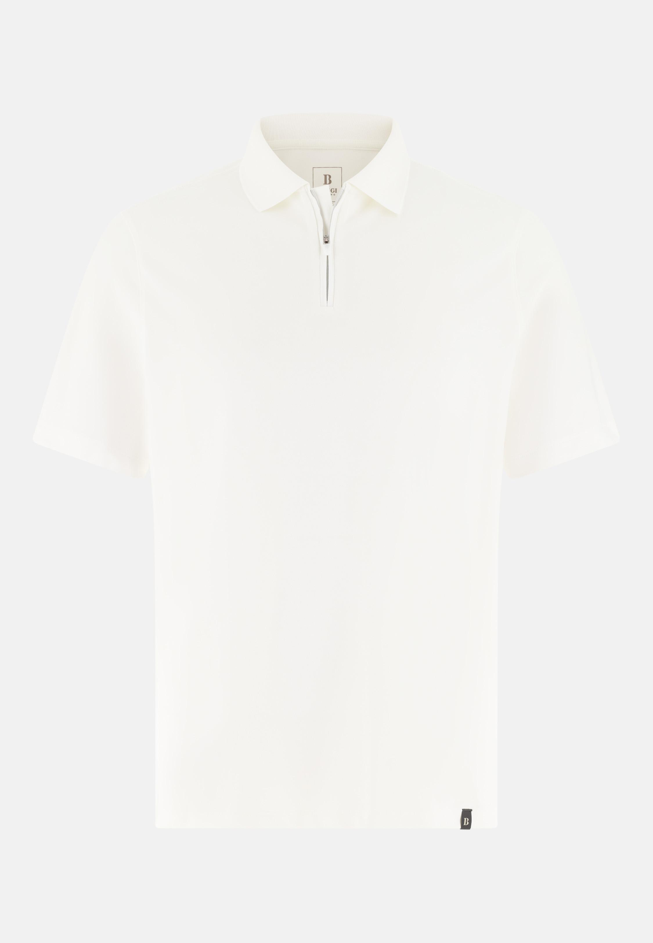 High-Performance Pique Polo Shirt With S. Cafe Yarn White, White, large image number 3