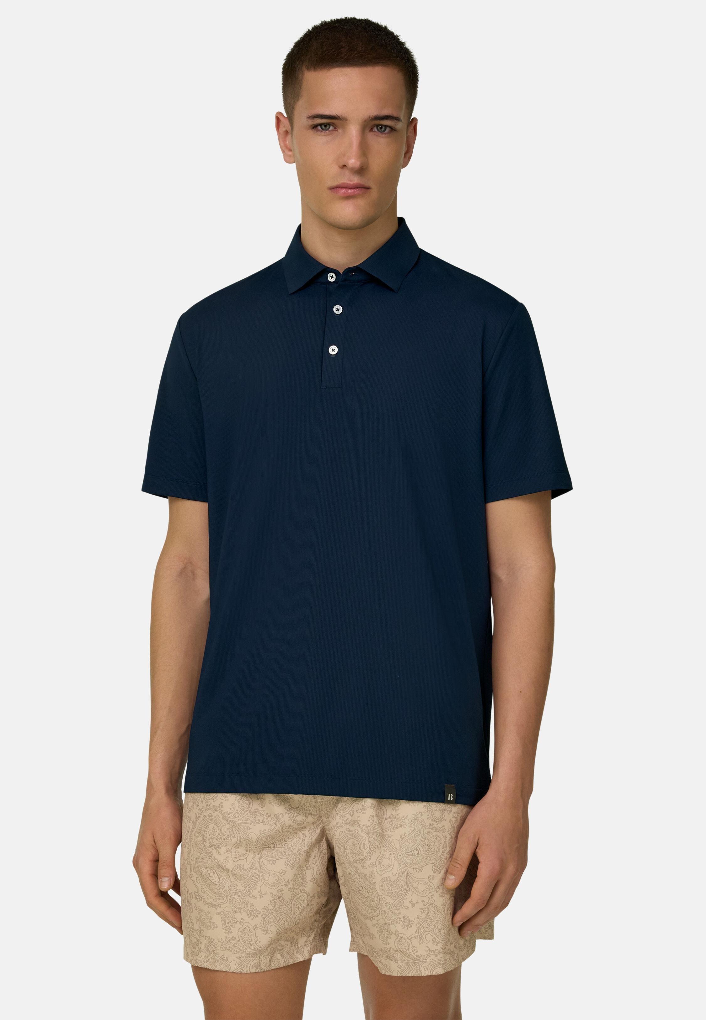 Polo Shirt SuperTech, Navy Blue, Navy blue, large image number 0