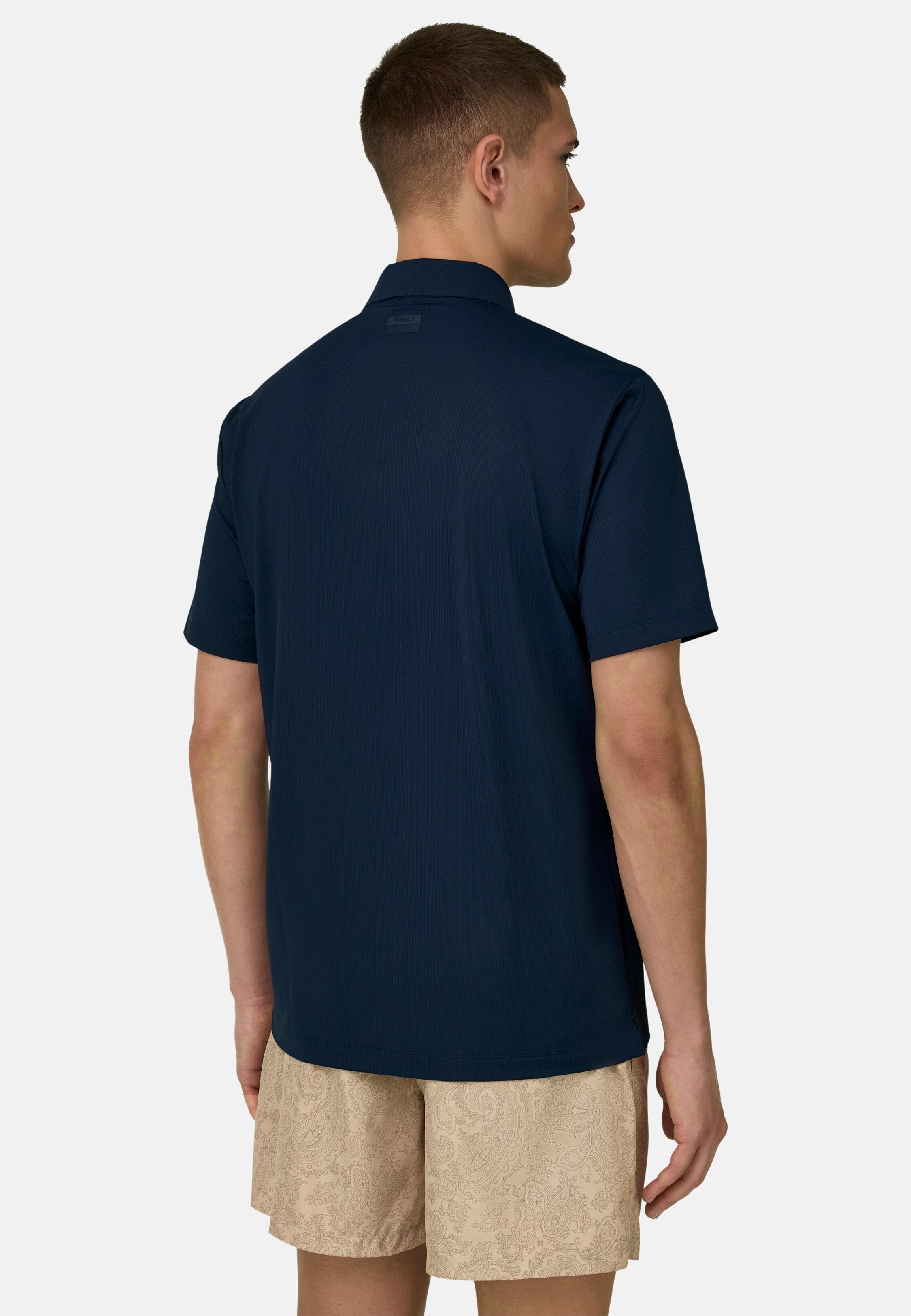 Polo Shirt SuperTech, Navy Blue, Navy blue, large image number 2