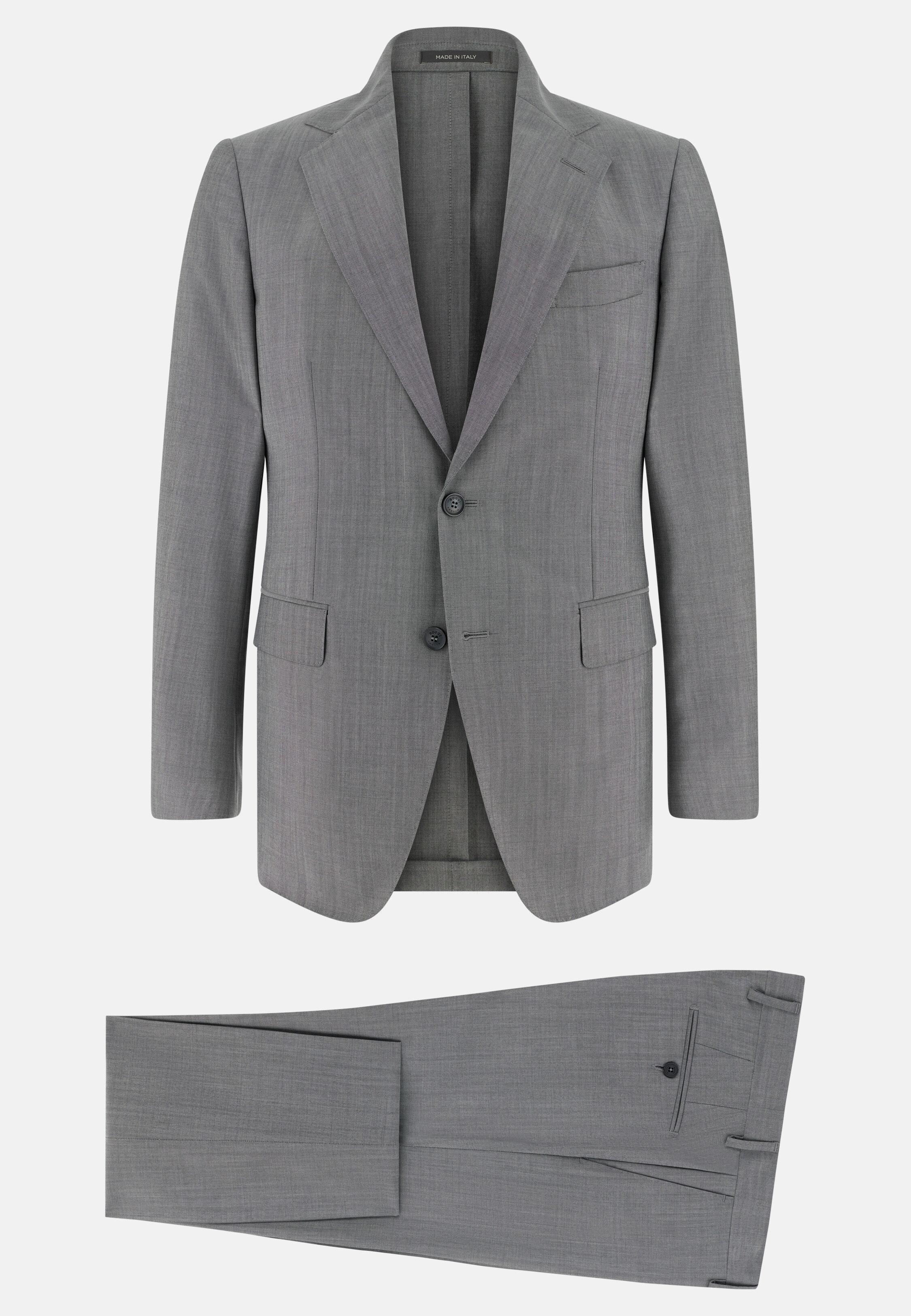 Wool And Mohair Suit Green, 3901_LTGR, large image number 4