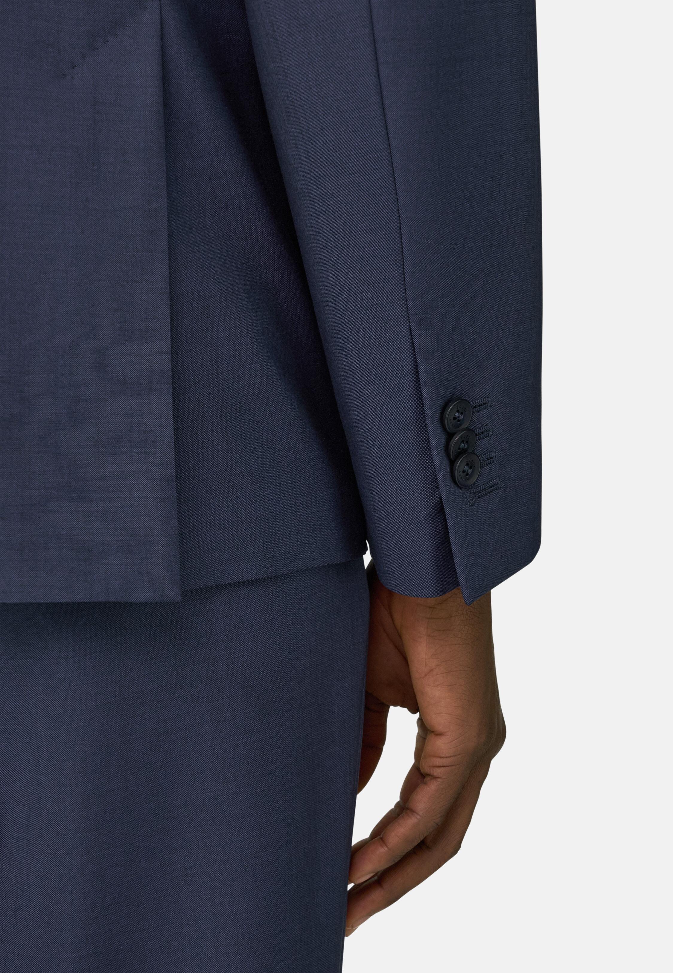 Wool And Mohair Suit Blue, Blue, large image number 2