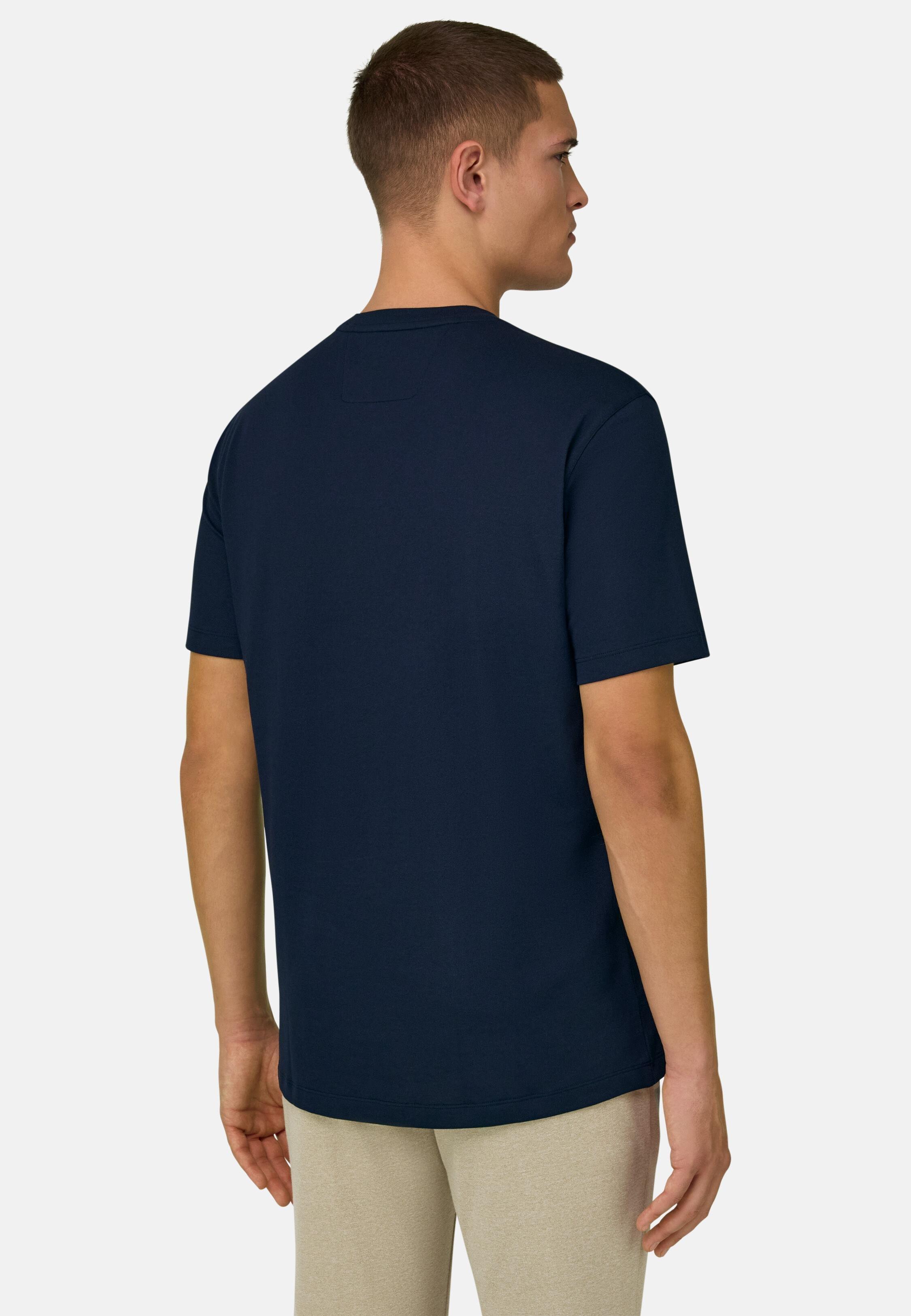 High-Performance Pique T-Shirt Navy, 3901_NAVY, medium