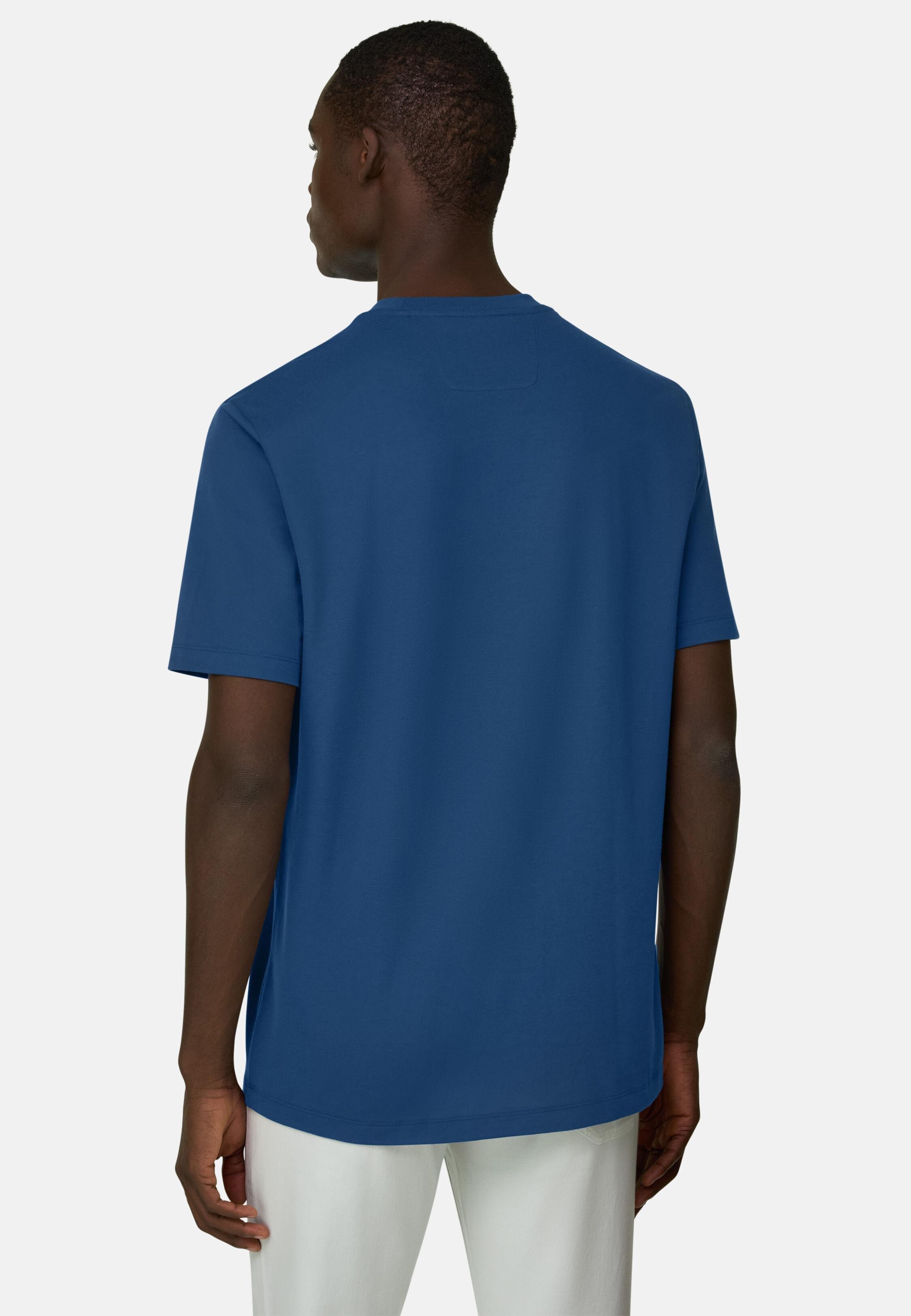High-Performance Piqu&eacute; T-Shirt With S.Caf&egrave;&reg; Yarn Air-blue, Air-blue, medium