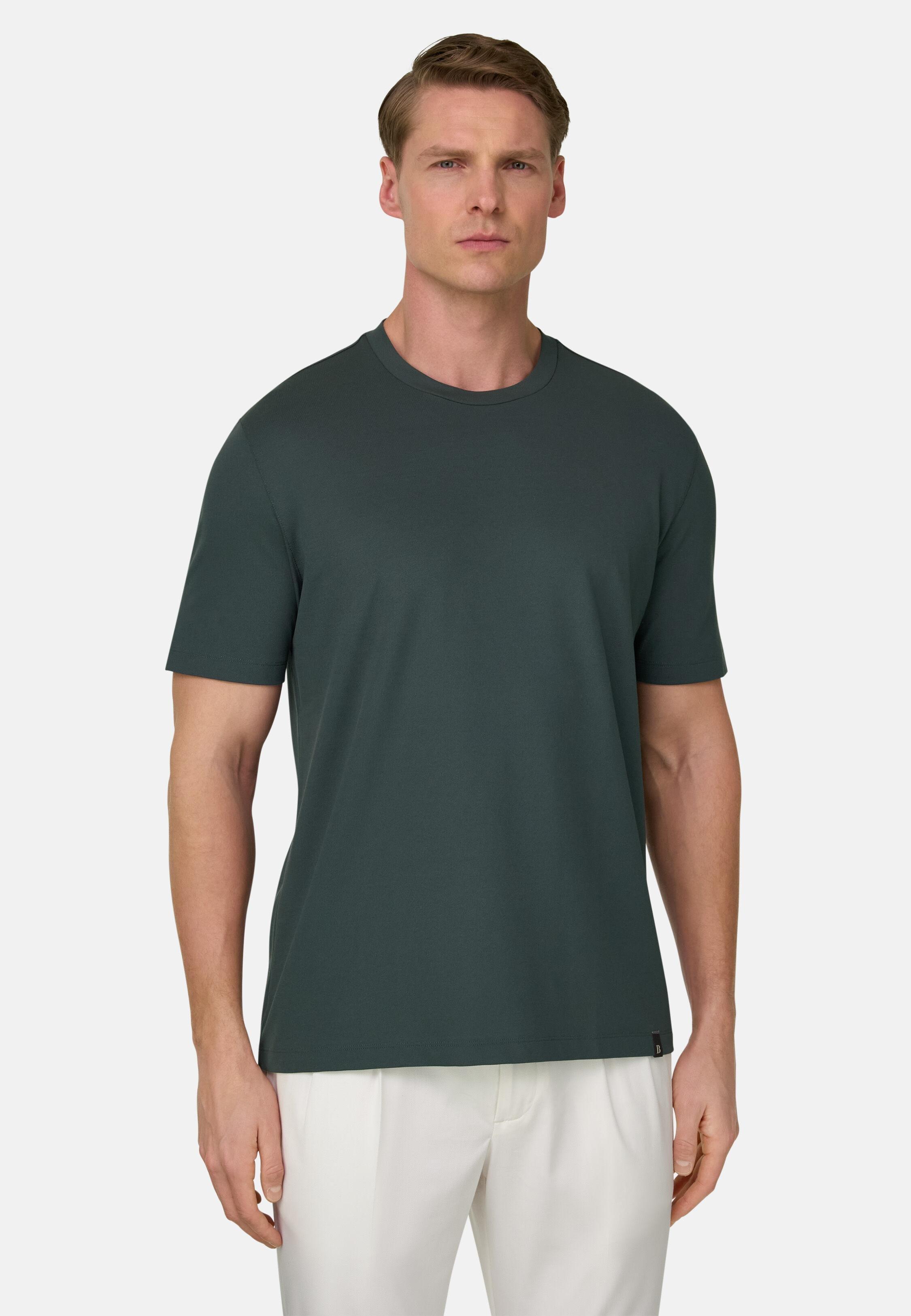 High-Performance Pique T-Shirt Green, 3901_GREE, large image number 0