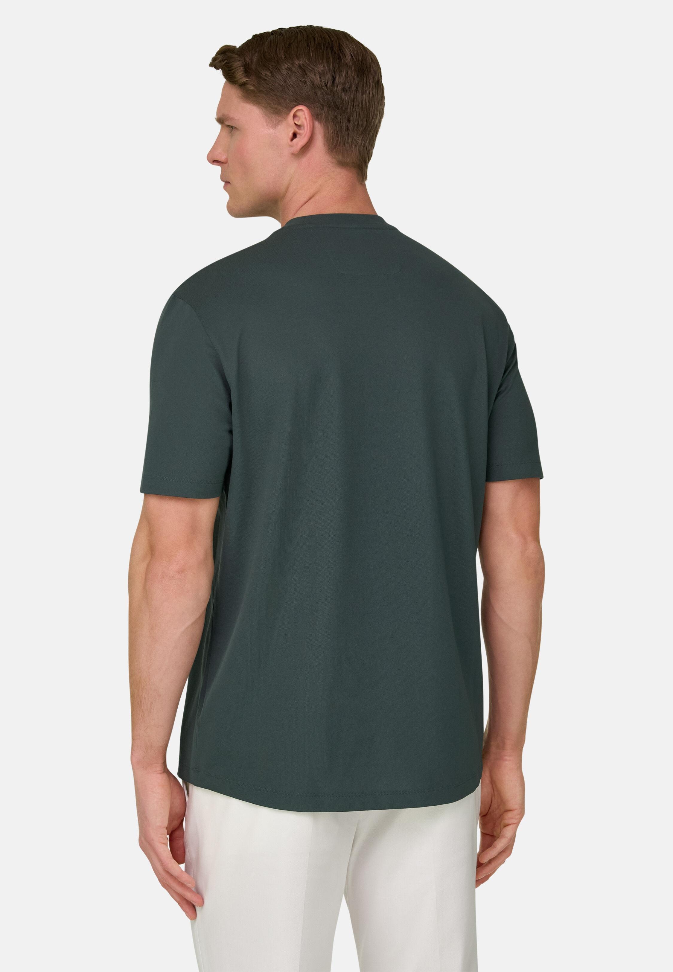 High-Performance Pique T-Shirt Green, 3901_GREE, large image number 1