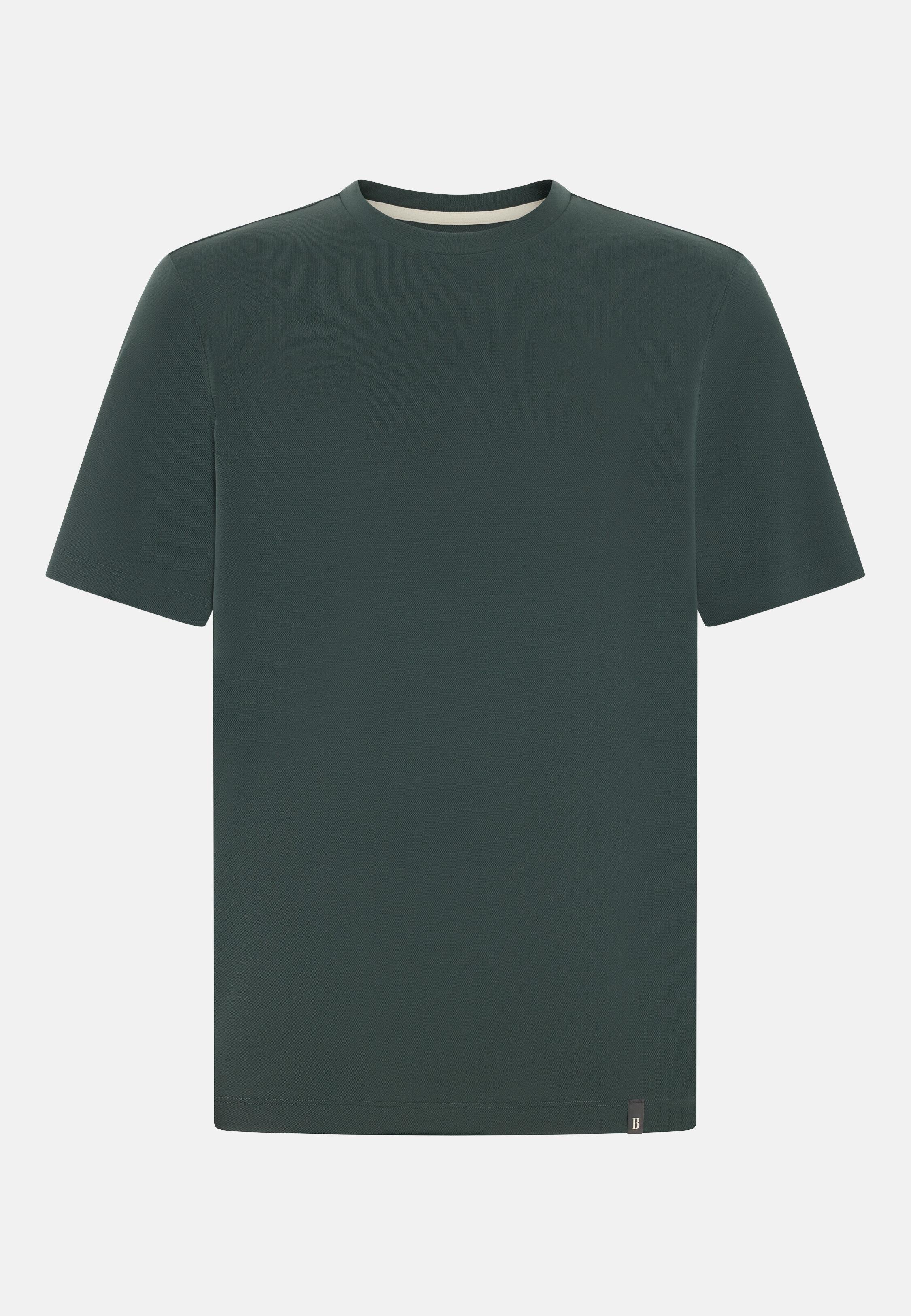 High-Performance Pique T-Shirt Green, 3901_GREE, large image number 3