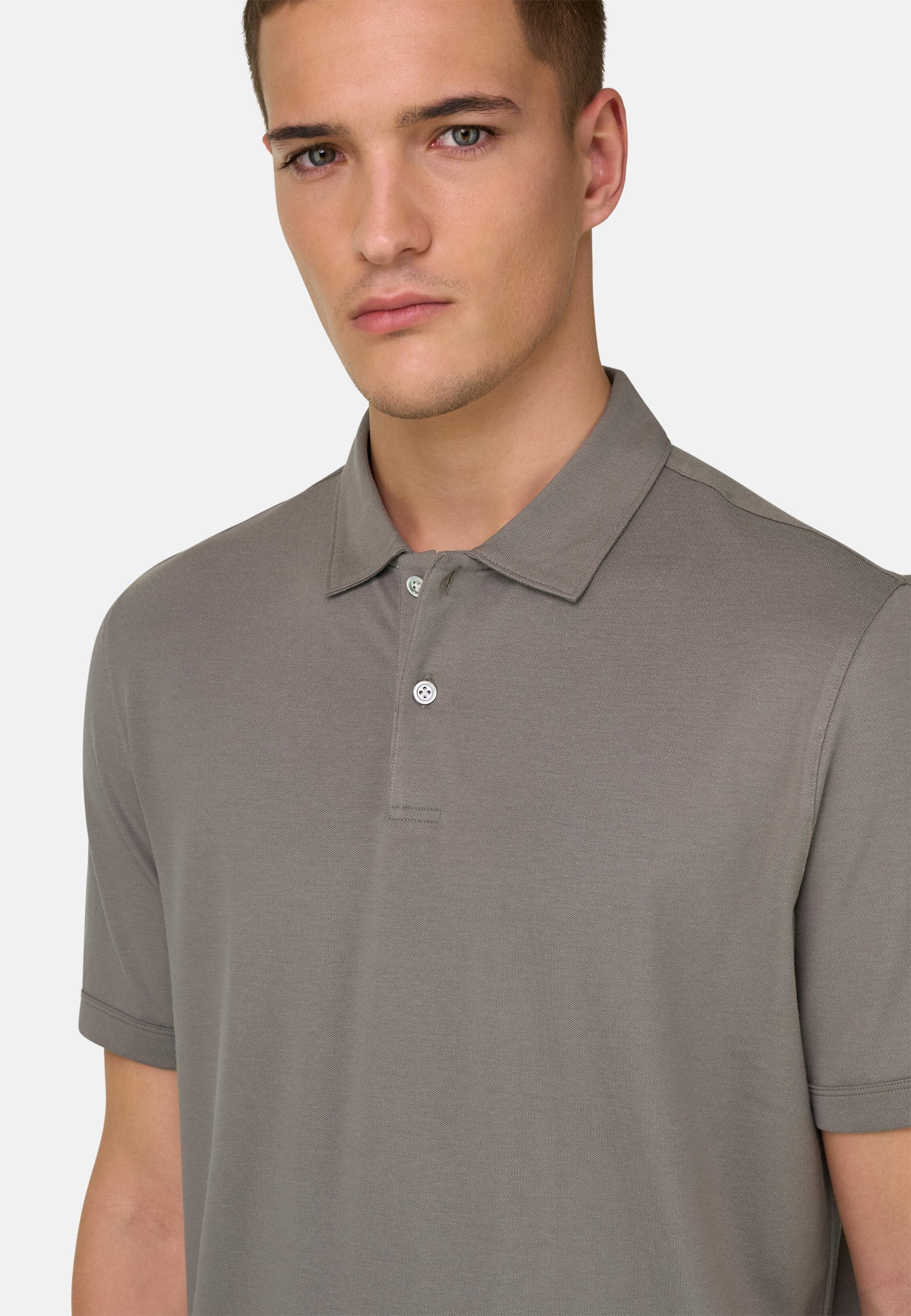 High-Performance Pique T-Shirt Yarn Blue, 3901_MUD, medium