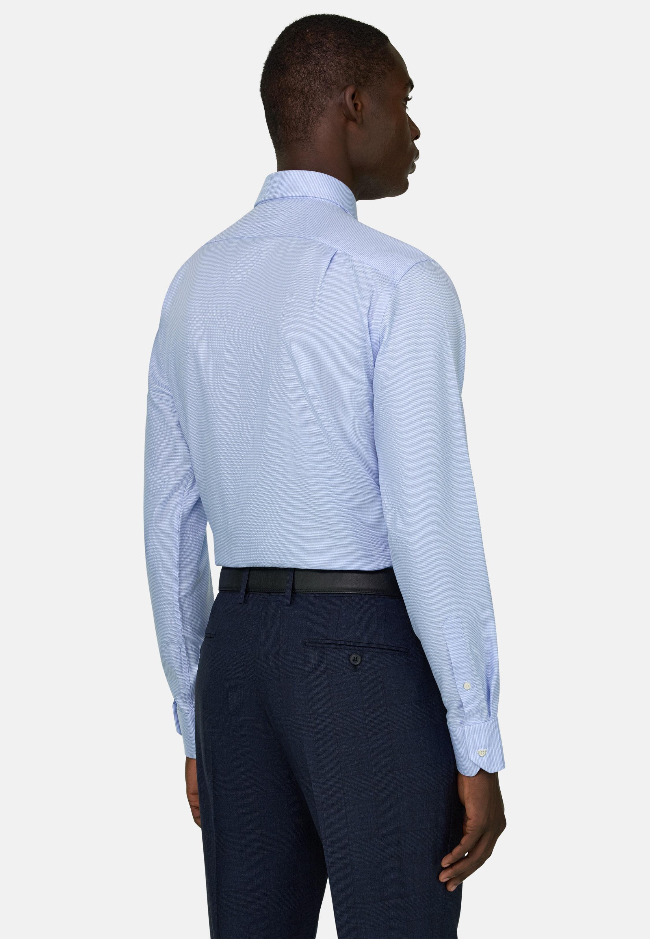 قميص قطن بقصة عادية أزرق, Light Blue, large image number 3