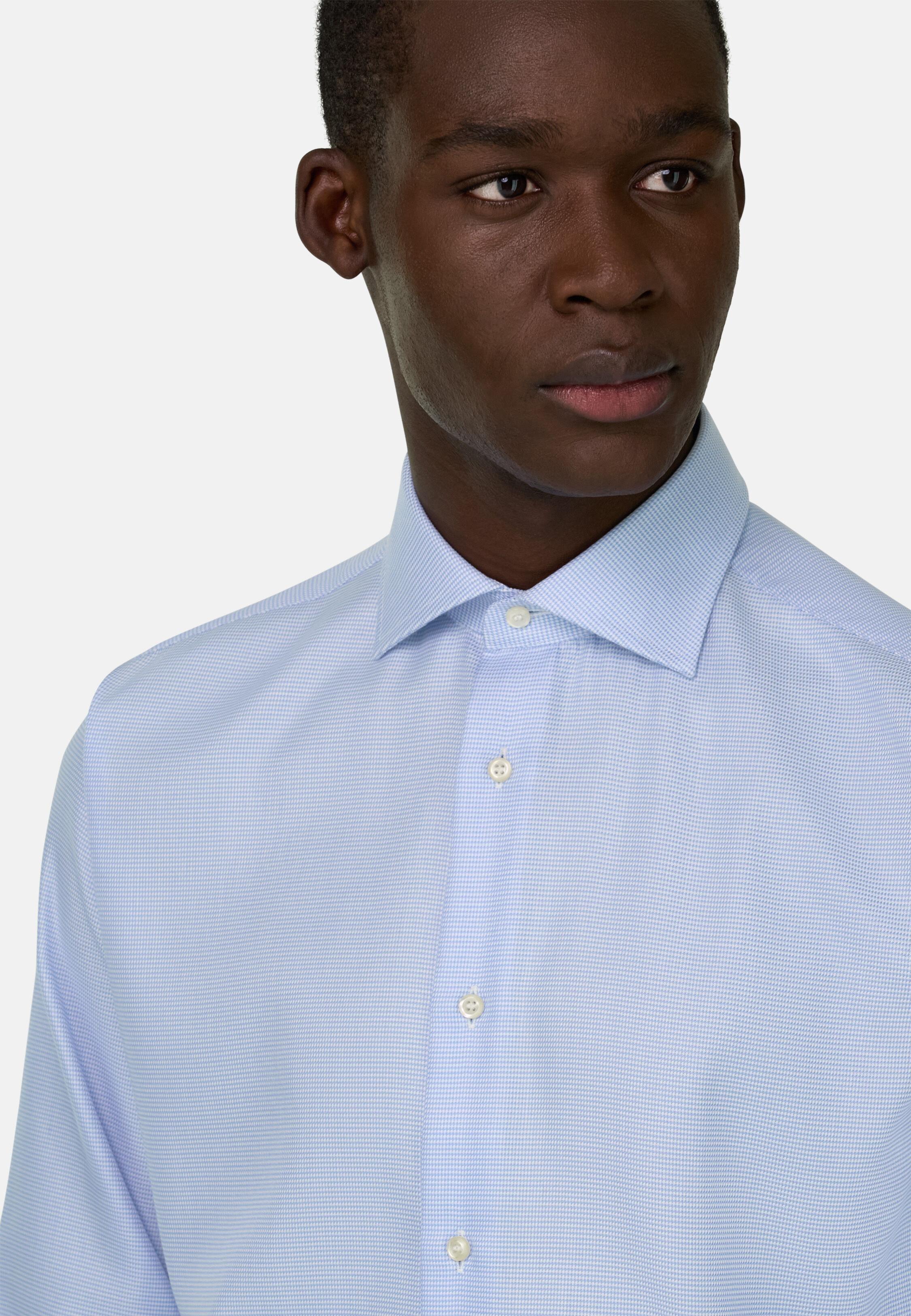 قميص قطن بقصة عادية أزرق, Light Blue, large image number 5