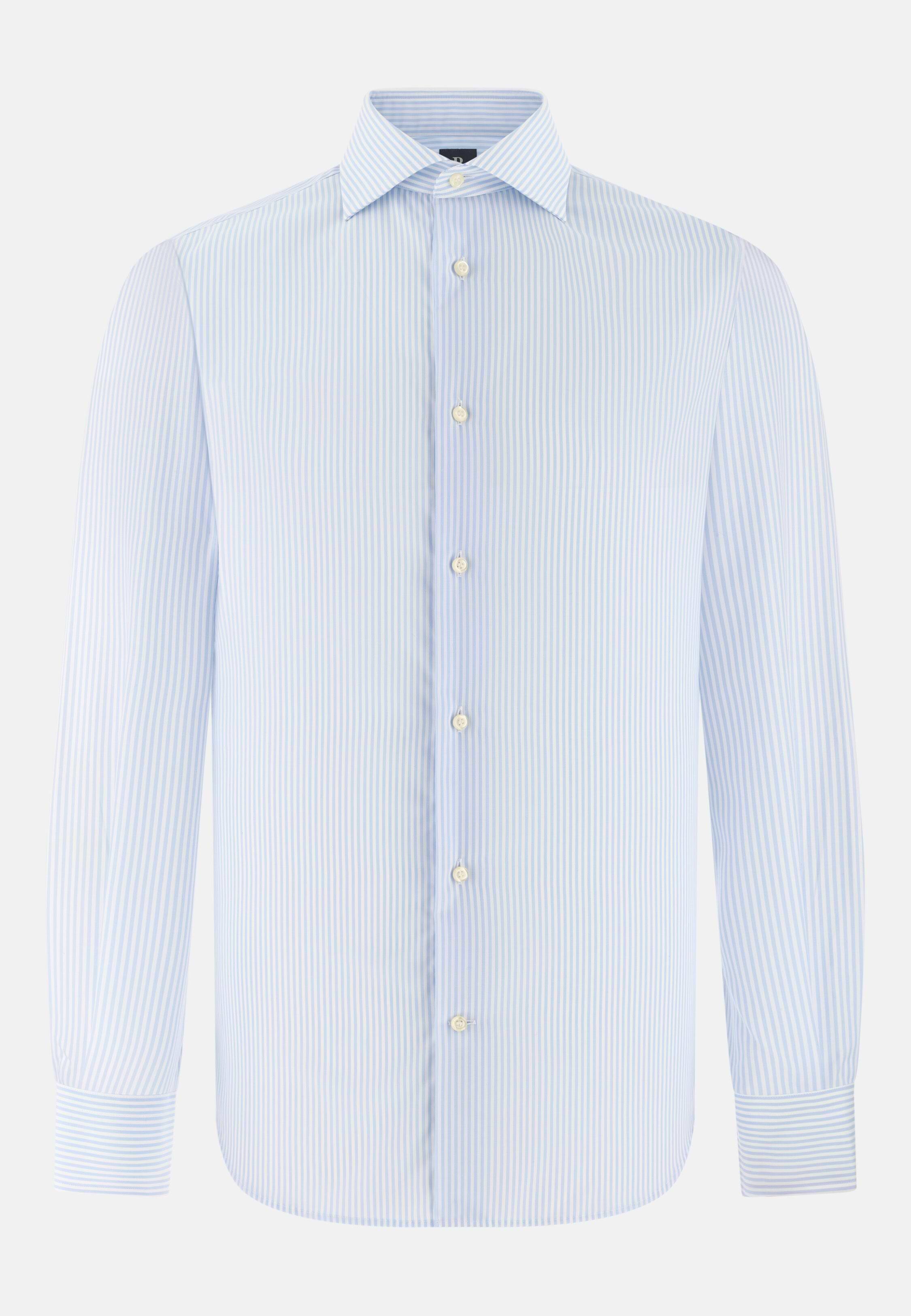 Regular Fit Striped Cotton Shirt Light Blue, Light Blue, large image number 6