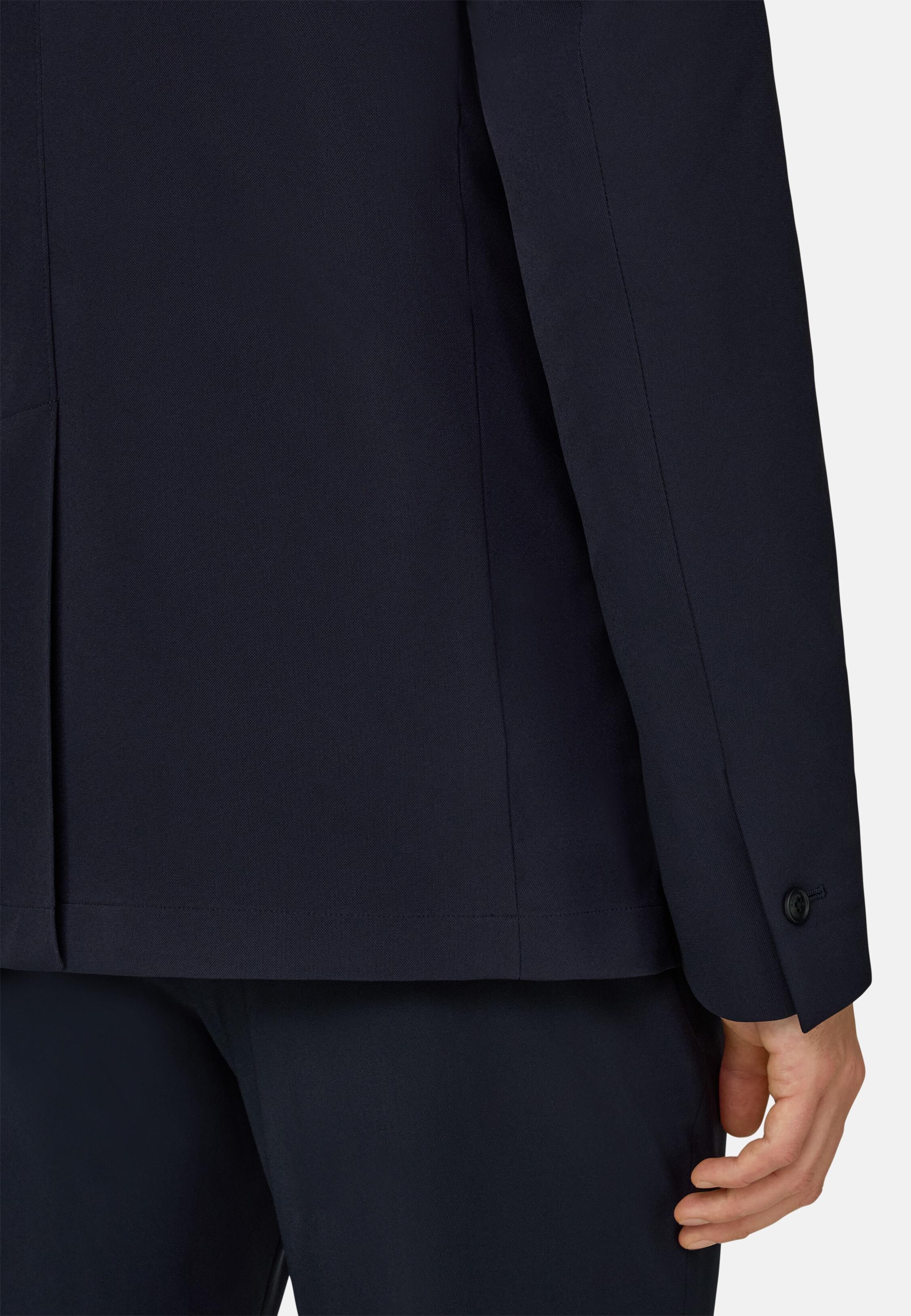 B-Tech Stretch Nylon Jacket Blue, Navy blue, medium