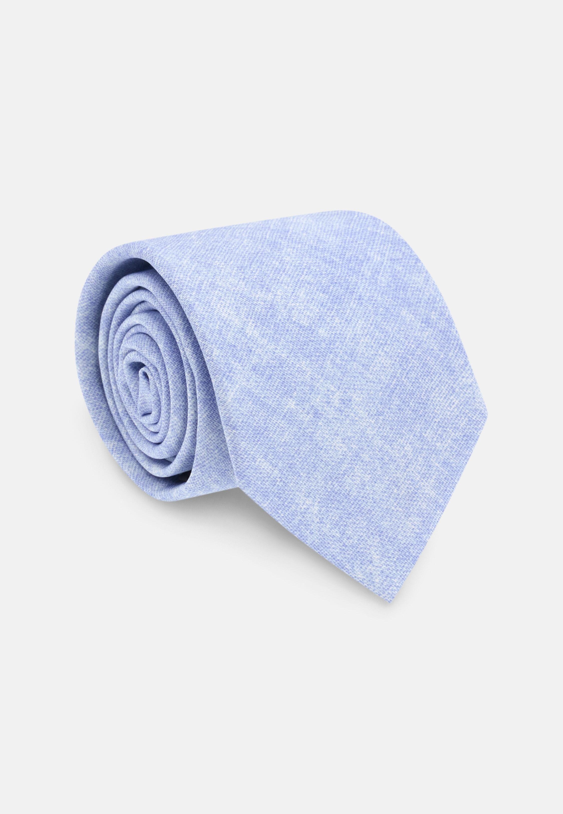 M&eacute;lange Effect Silk Tie Light Blue, 3901_LTBL, medium