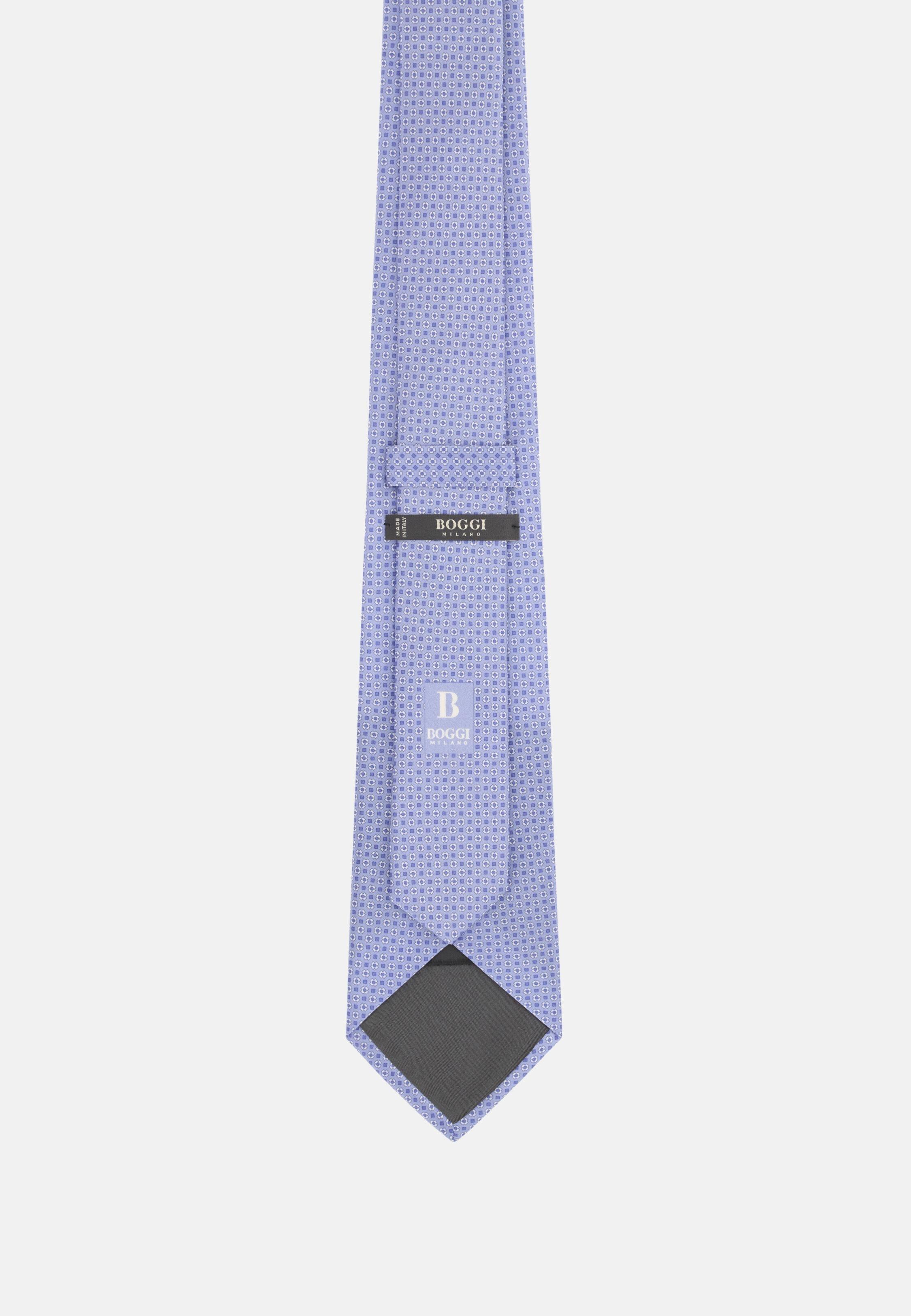 Floral Silk Tie Light Blue, 3901_LTBL, medium