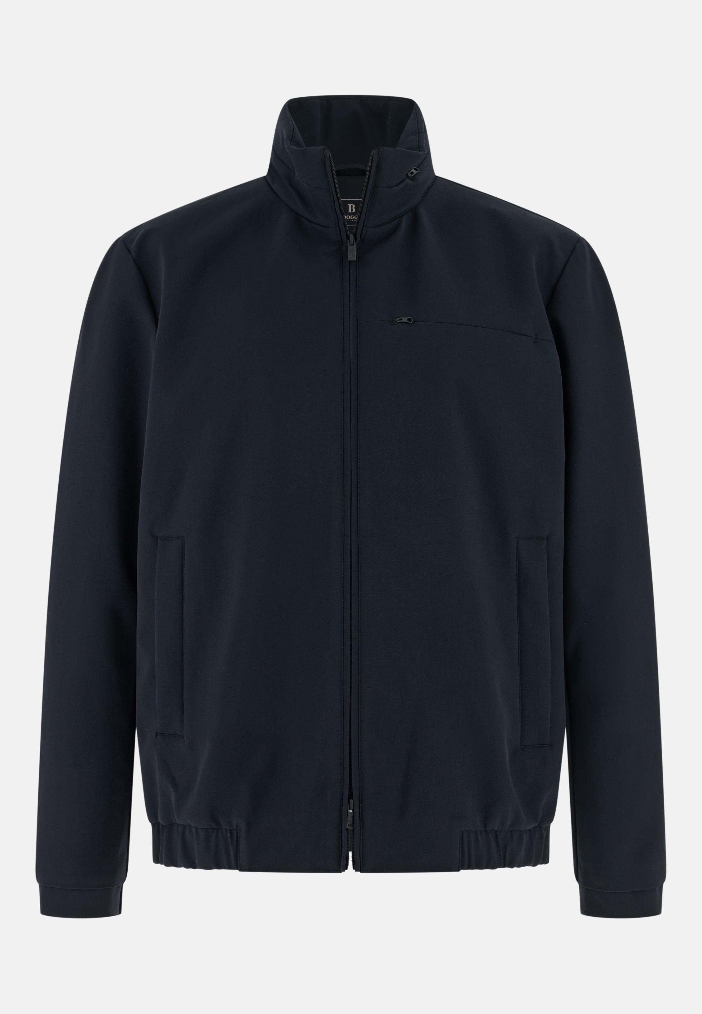 Technical Fabric Bomber Jacket Blue, Navy blue, large image number 3