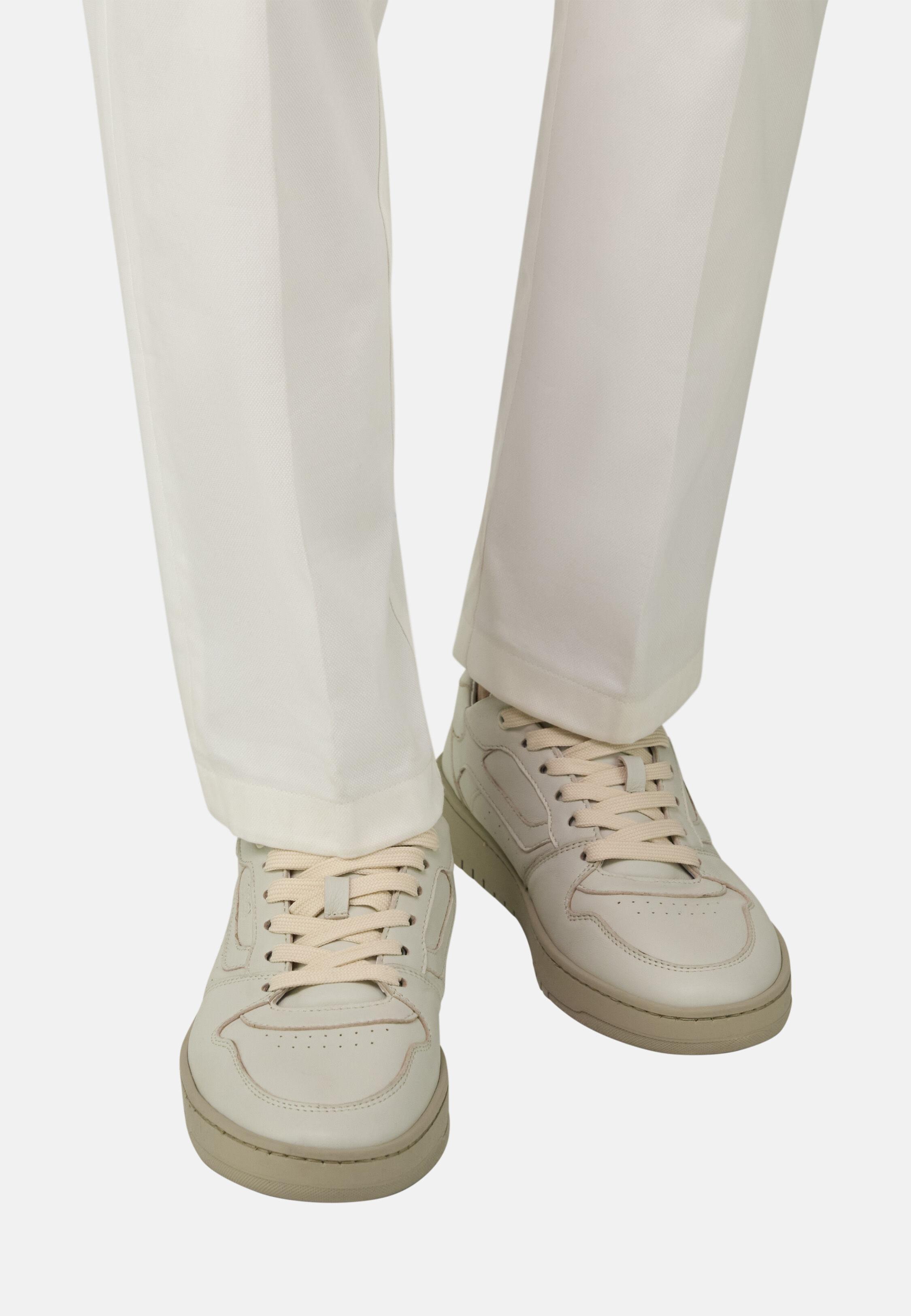 Origin Trainers In Soft Leather White, 3901_WHIT, medium