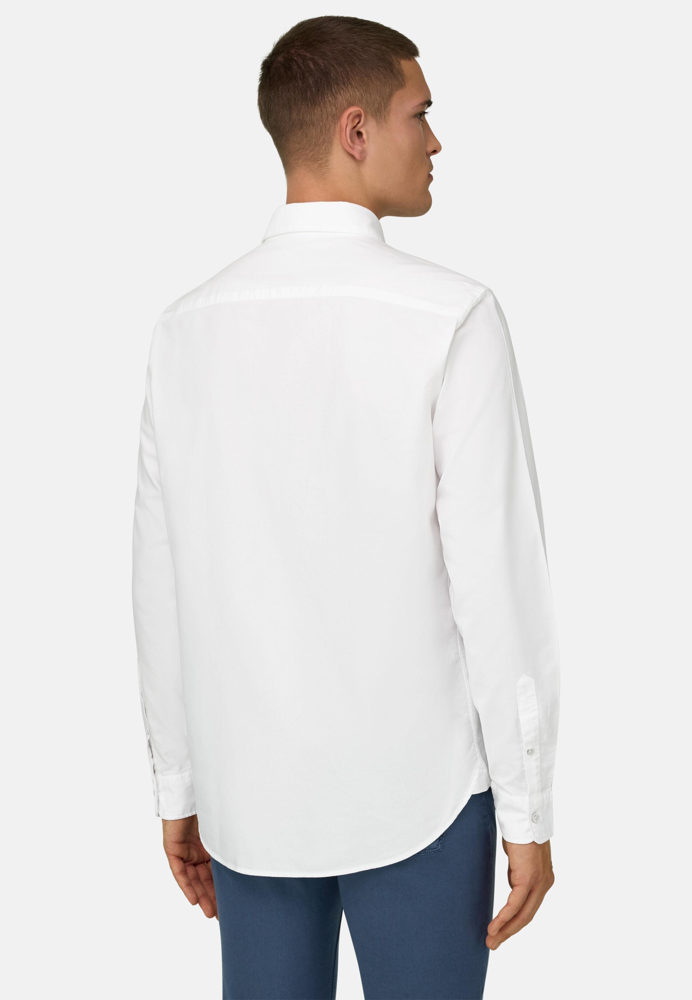 Regular Fit Oxford Cotton Shirt White, 3901_WHIT, medium