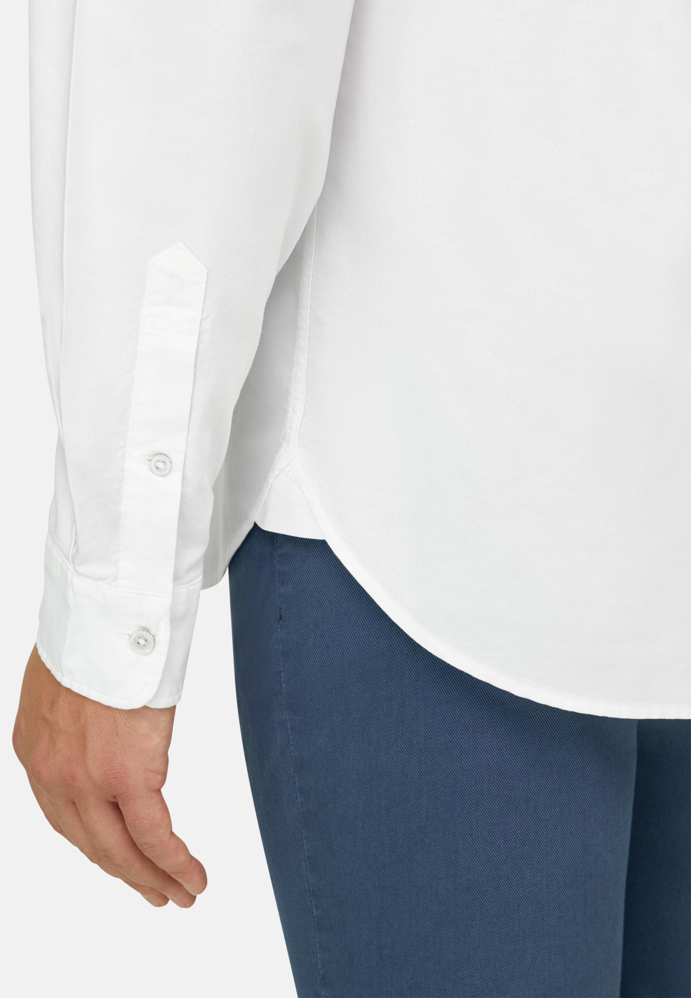 Regular Fit Oxford Cotton Shirt White, 3901_WHIT, medium